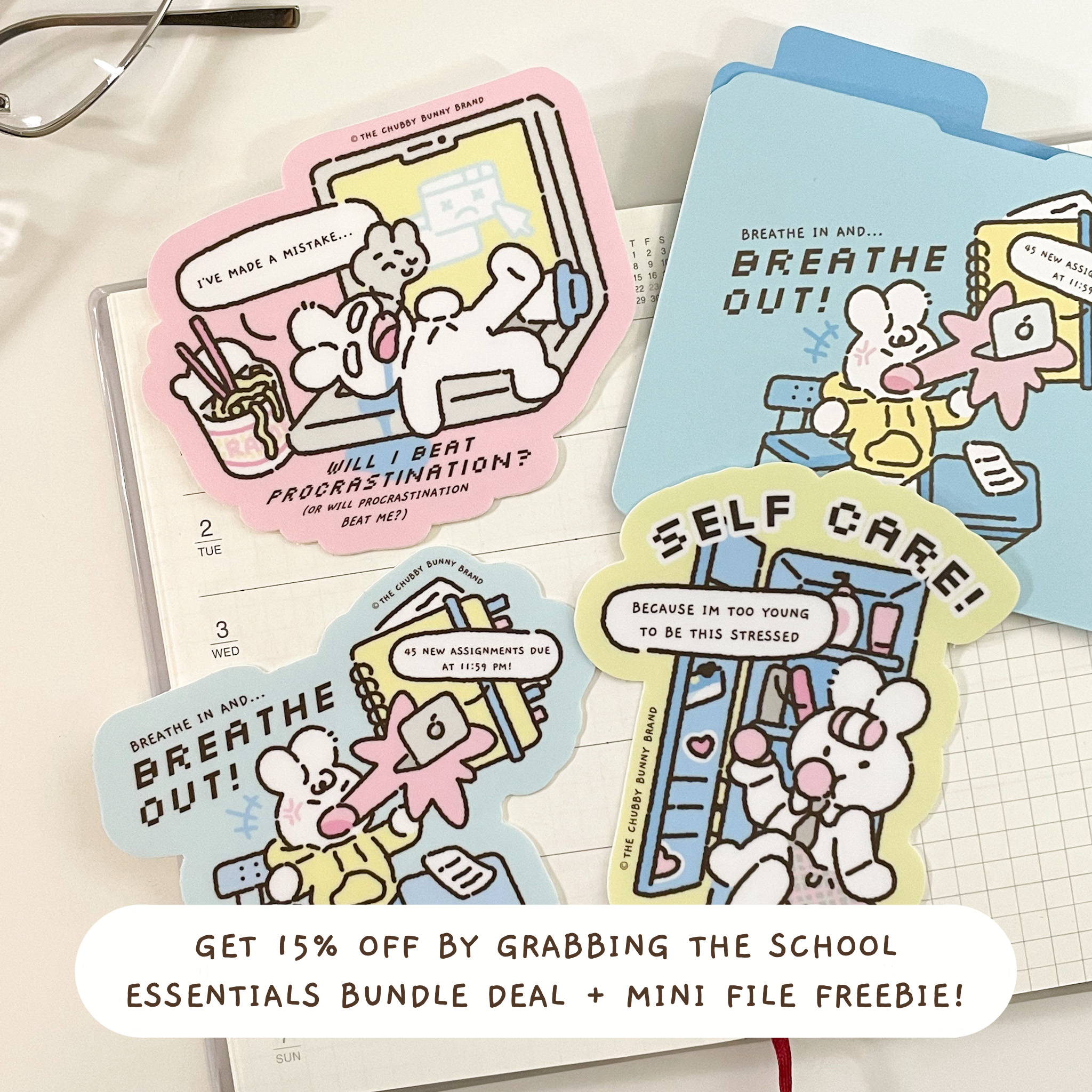 Self Care Motto Vinyl Sticker