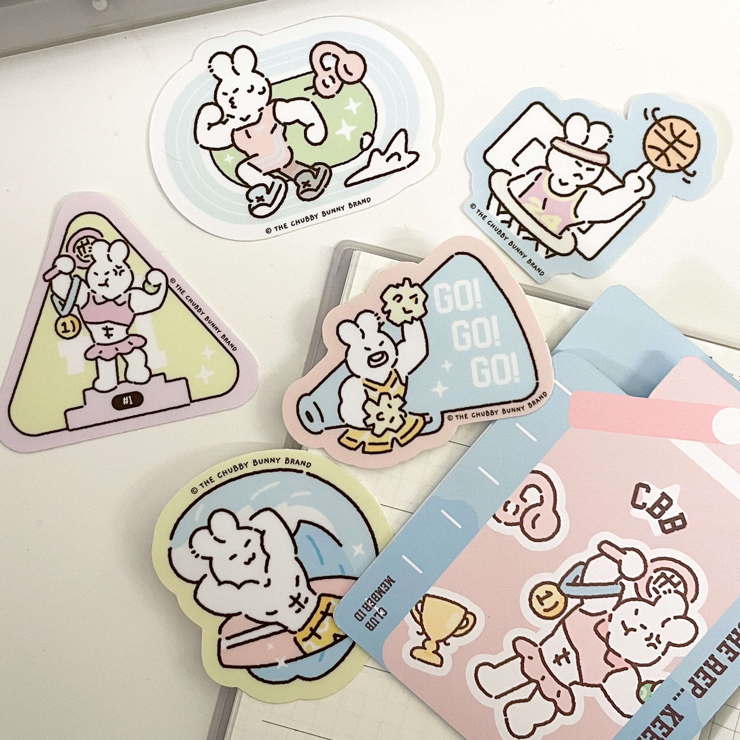 Stay Active Mini Vinyl Sticker Pack