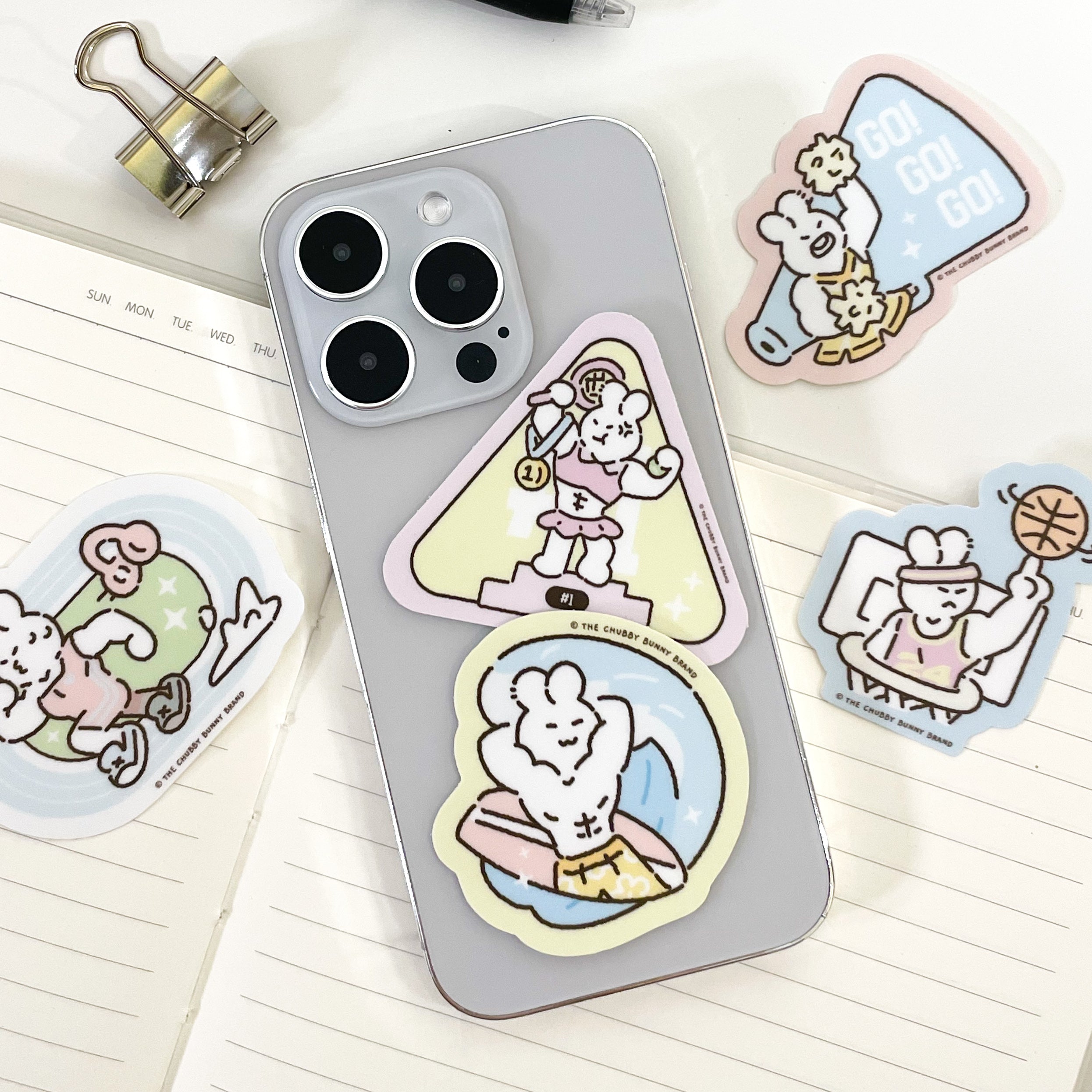 Stay Active Mini Vinyl Sticker Pack