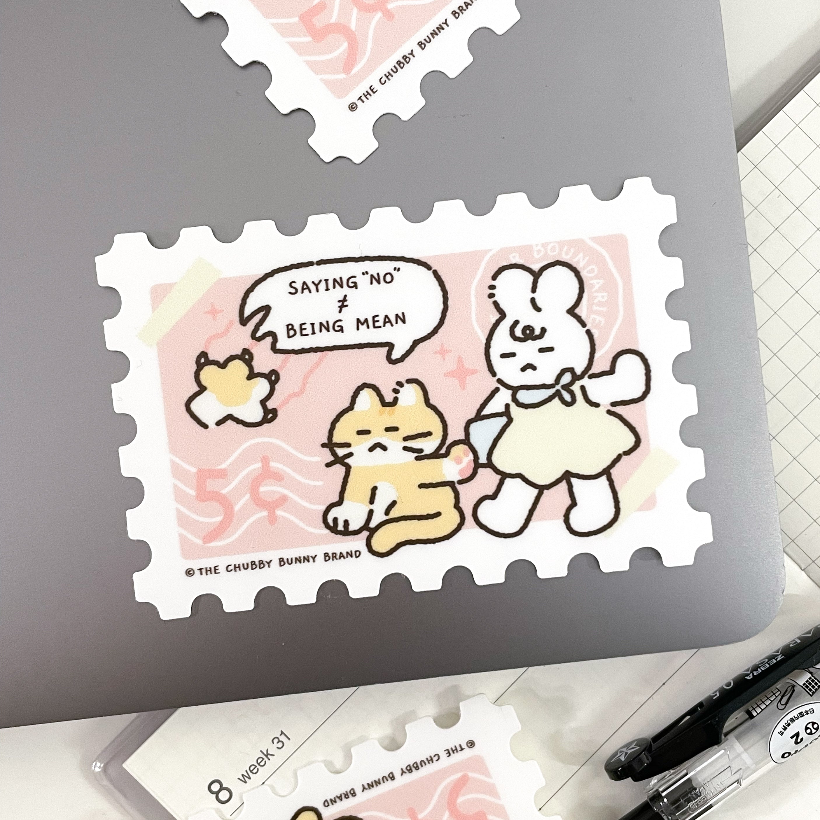 Saying “No” is Not Mean Vinyl Sticker