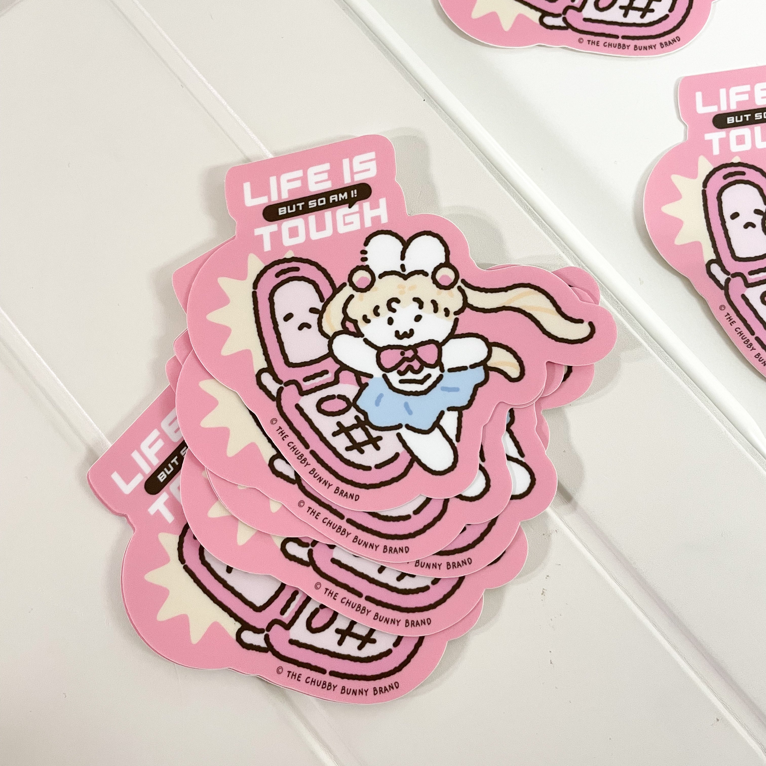 Life is Tough But So Am I Vinyl Sticker