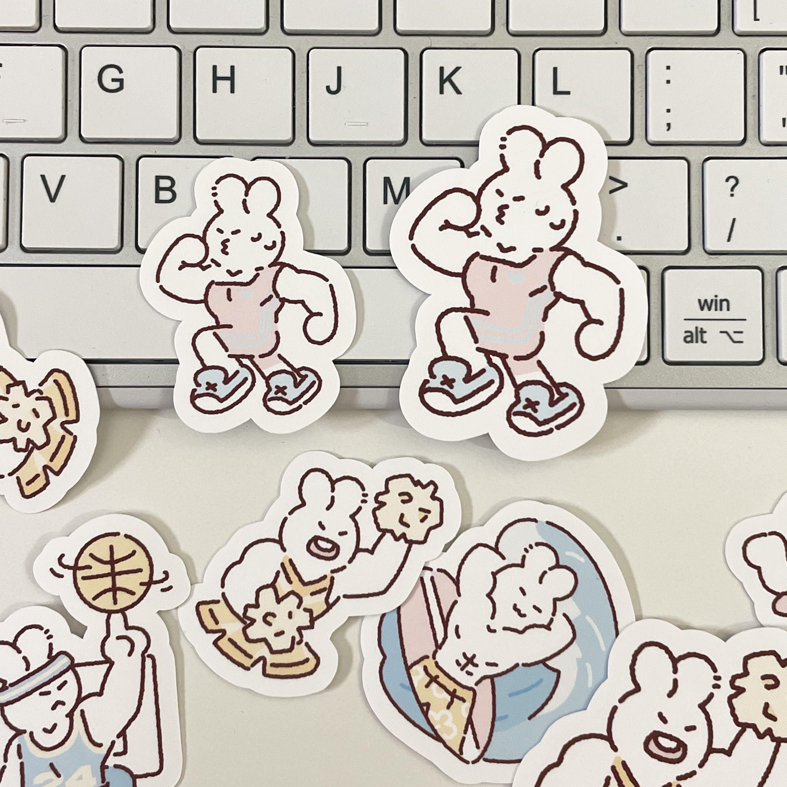 Stay Active Sticker Flakes 18pc