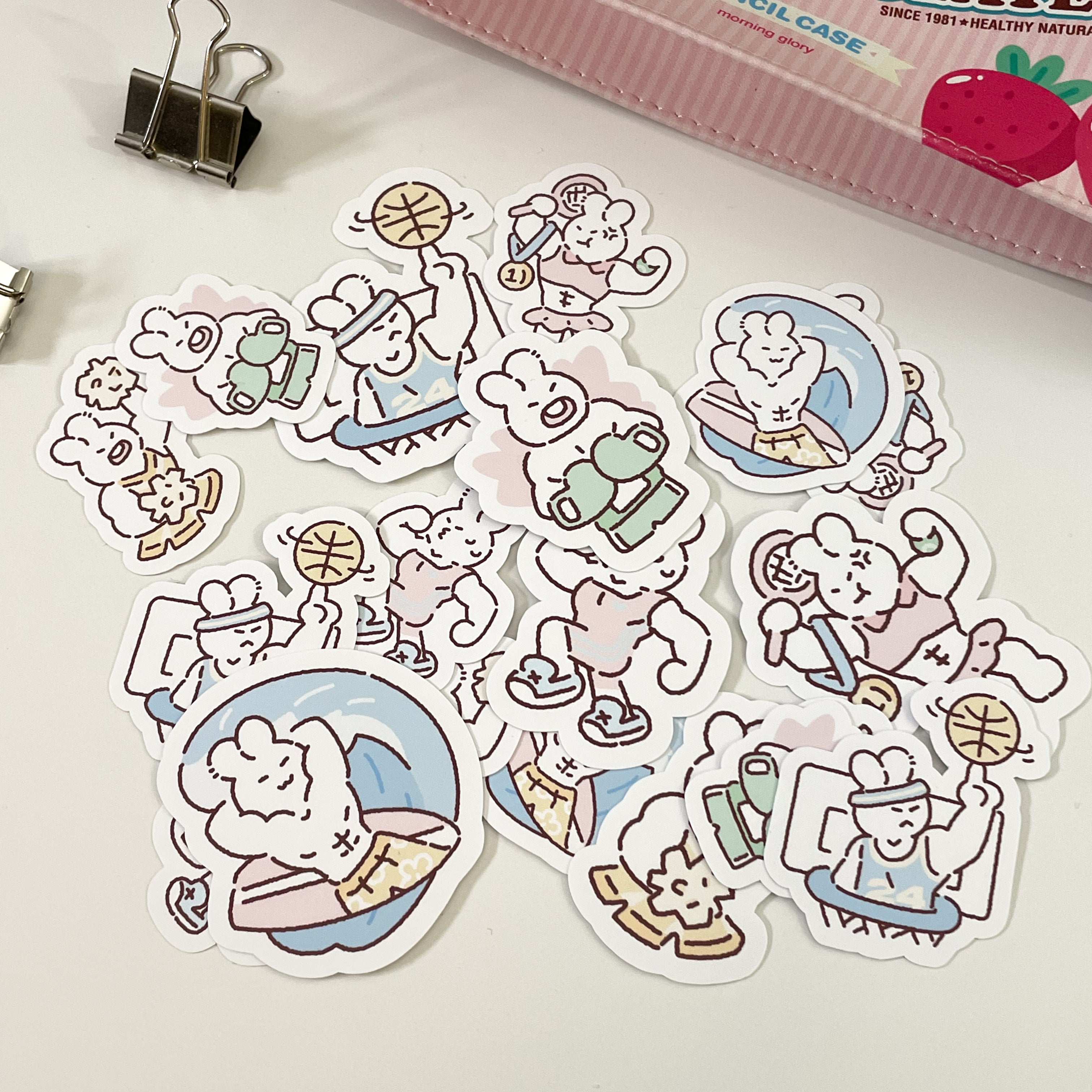 Stay Active Sticker Flakes 18pc