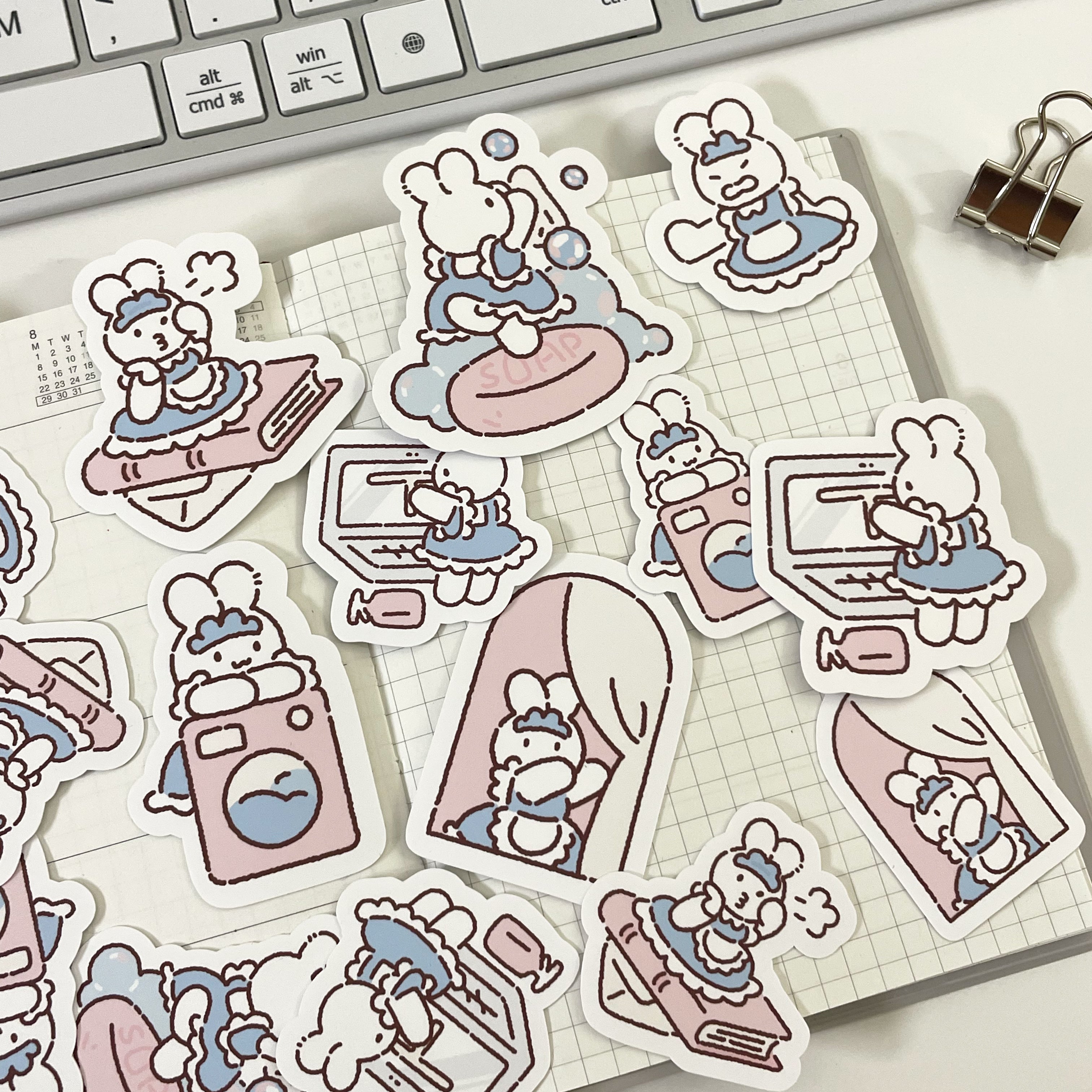 Tidy Up Sticker Flakes 18pc