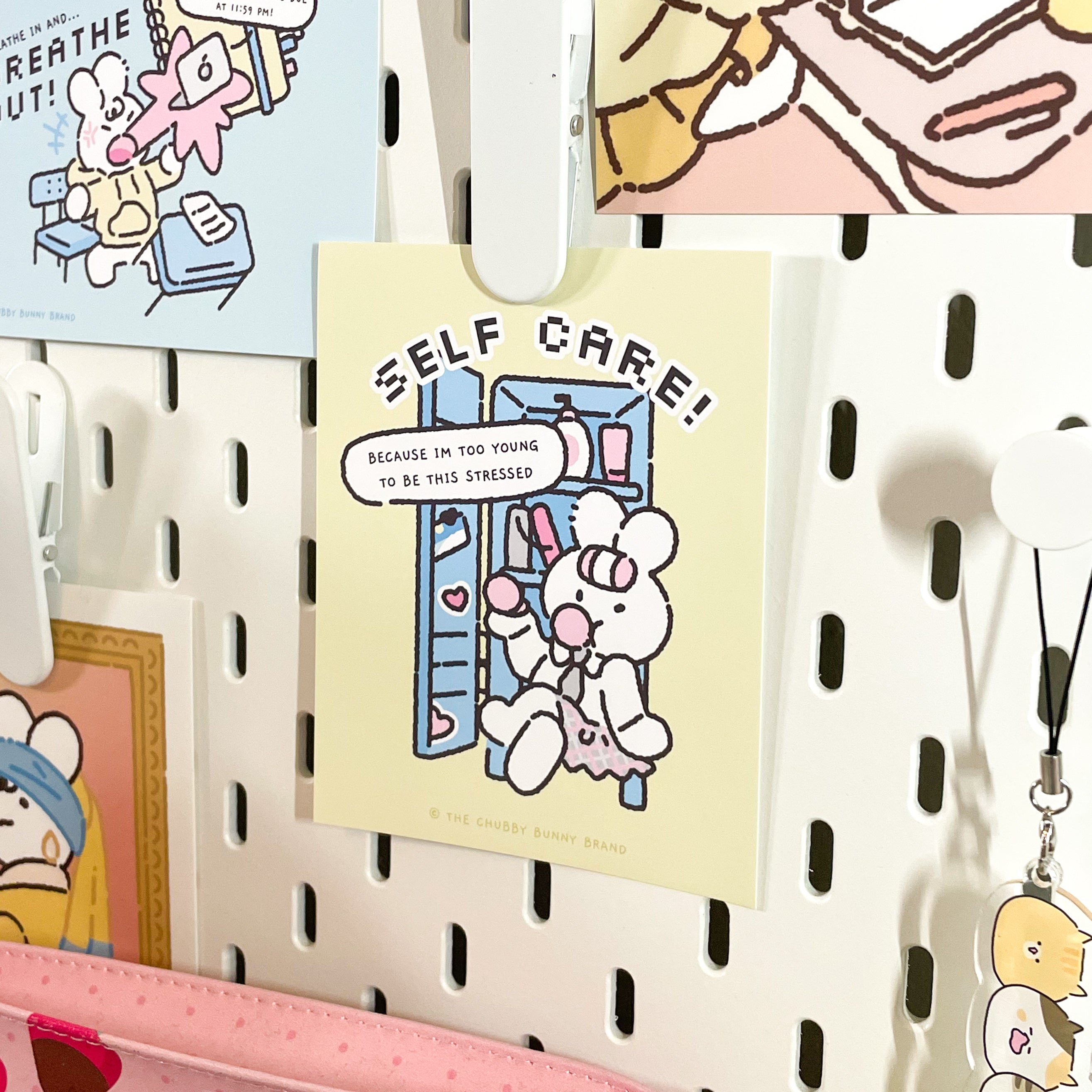 Self Care Motto Art Print