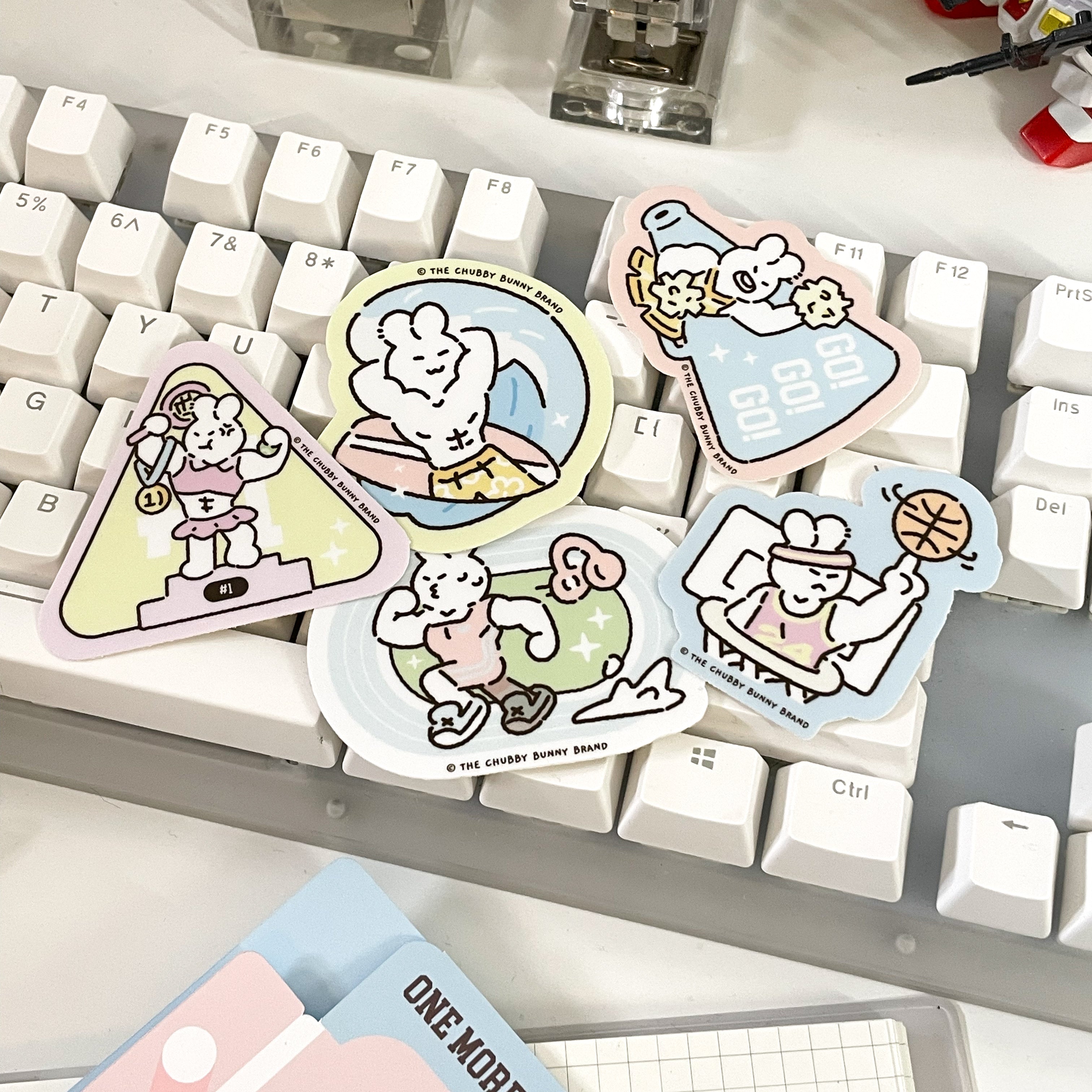 Stay Active Mini Vinyl Sticker Pack