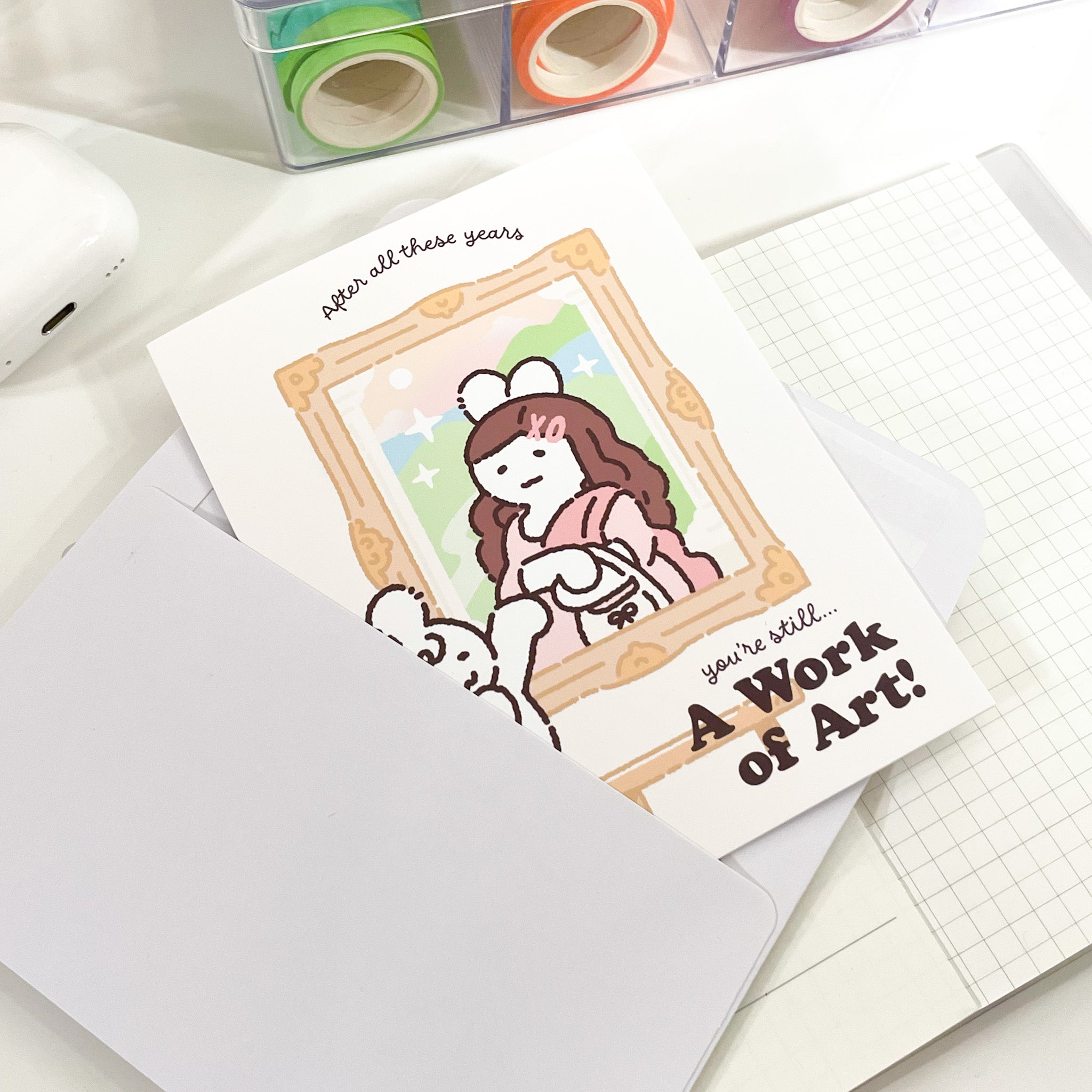 You're a Work of Art Mona Lisa Birthday Card Set