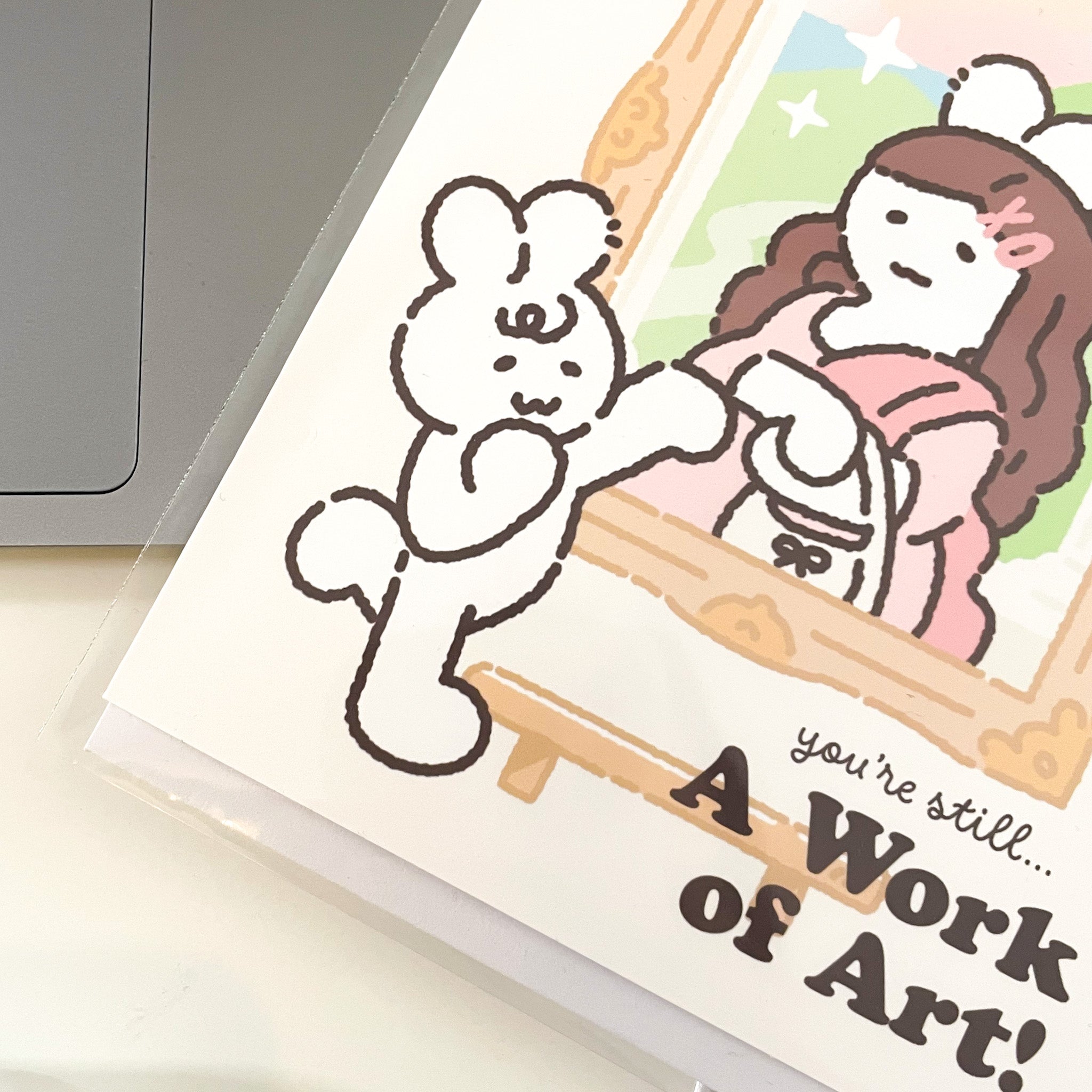 You're a Work of Art Mona Lisa Birthday Card Set