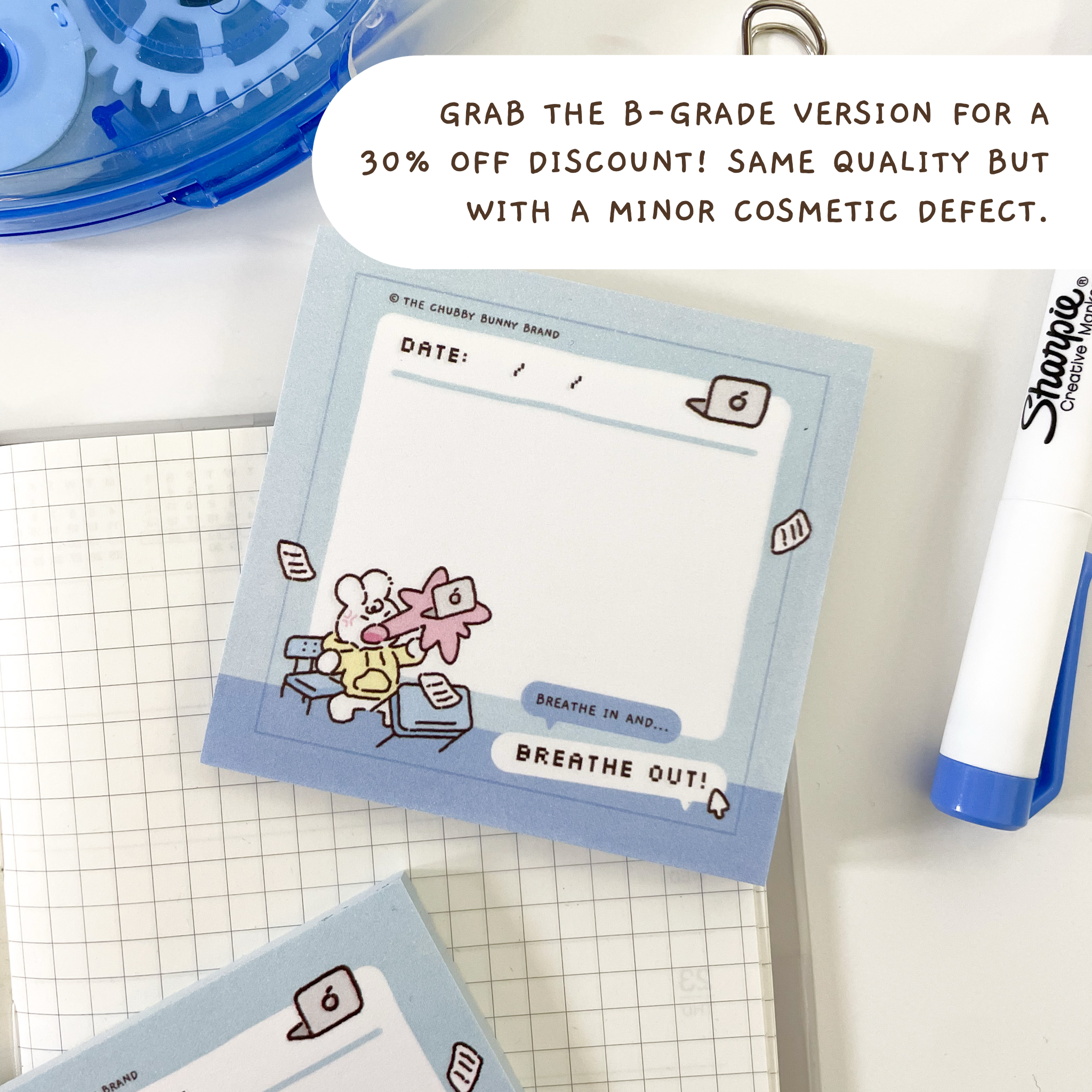 Breathe In Breathe Out Sticky Notes