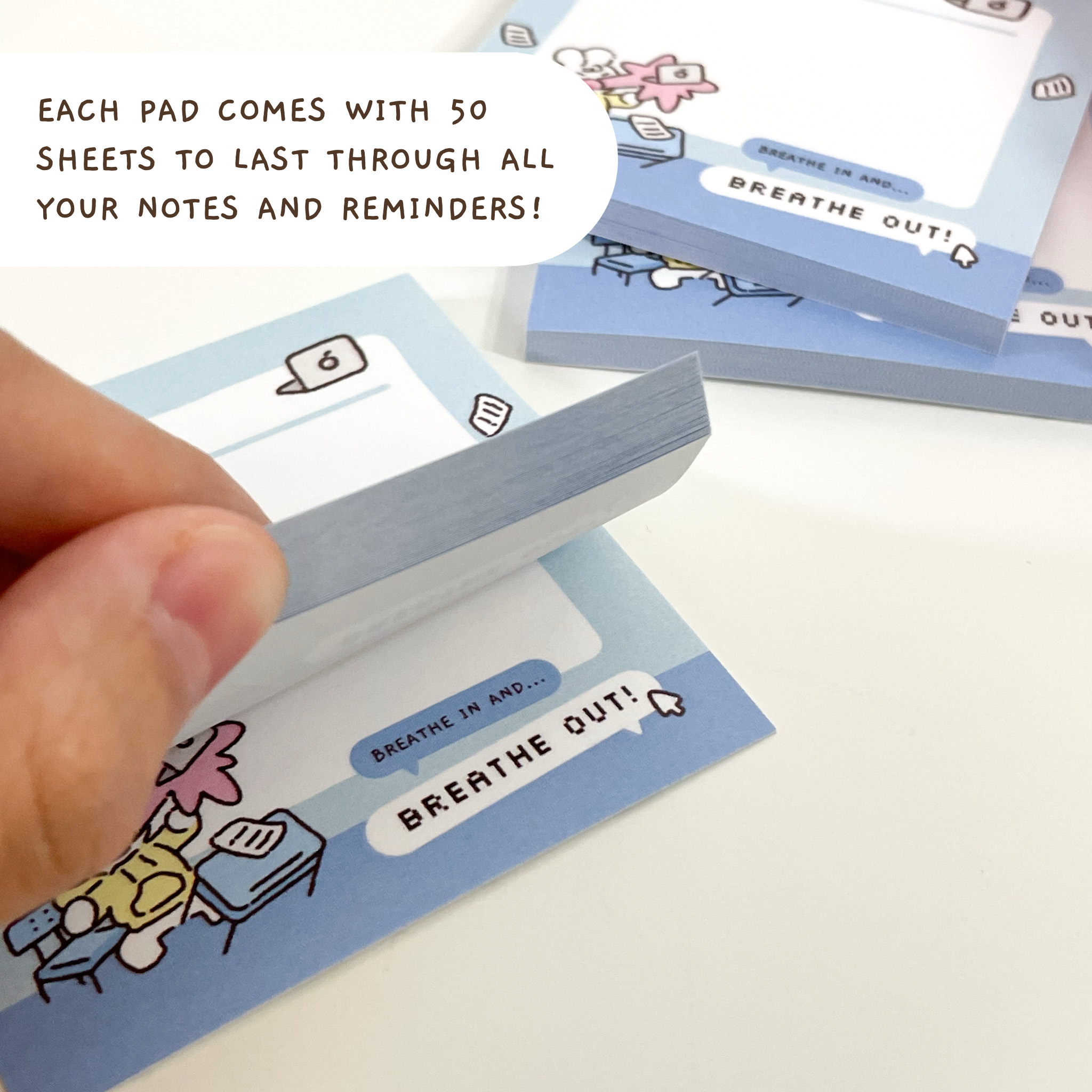 Breathe In Breathe Out Sticky Notes