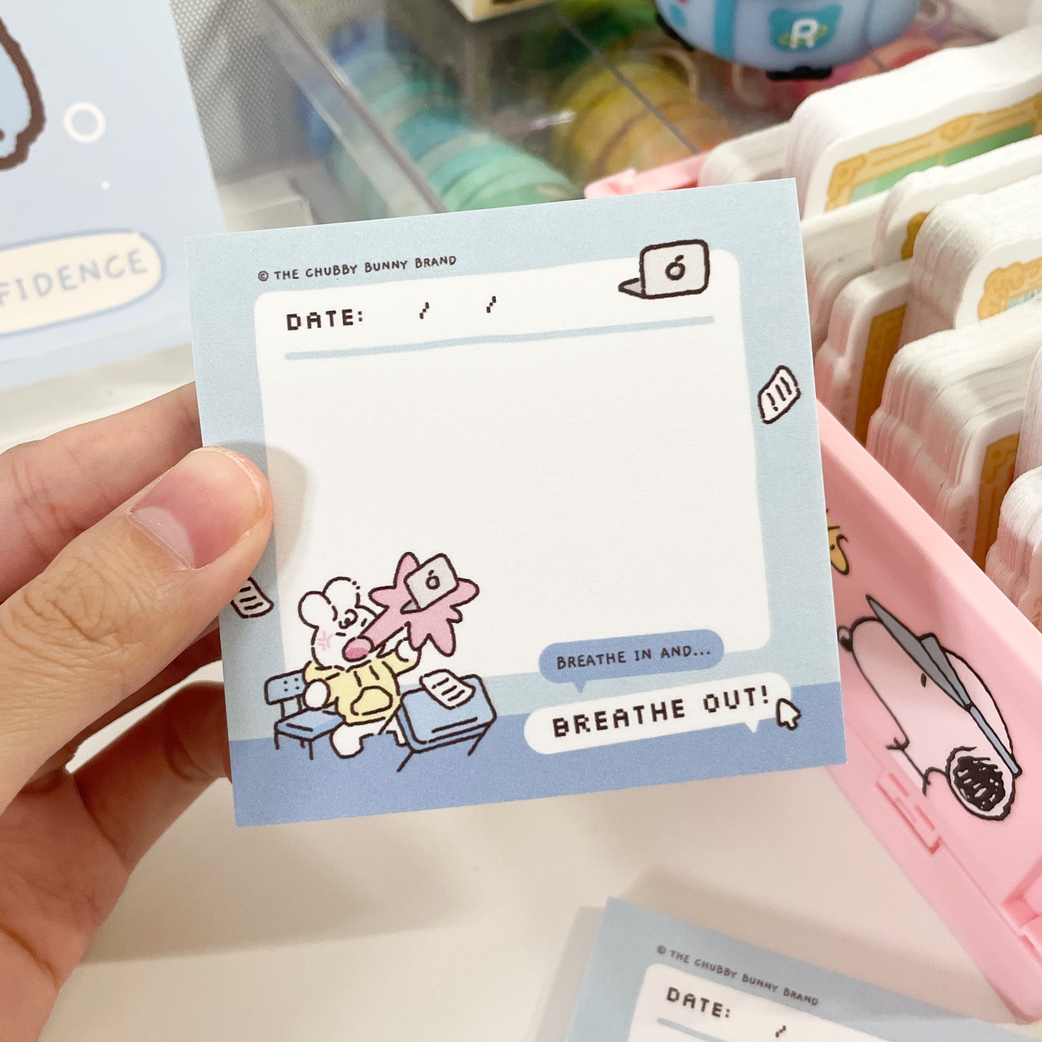 Breathe In Breathe Out Sticky Notes