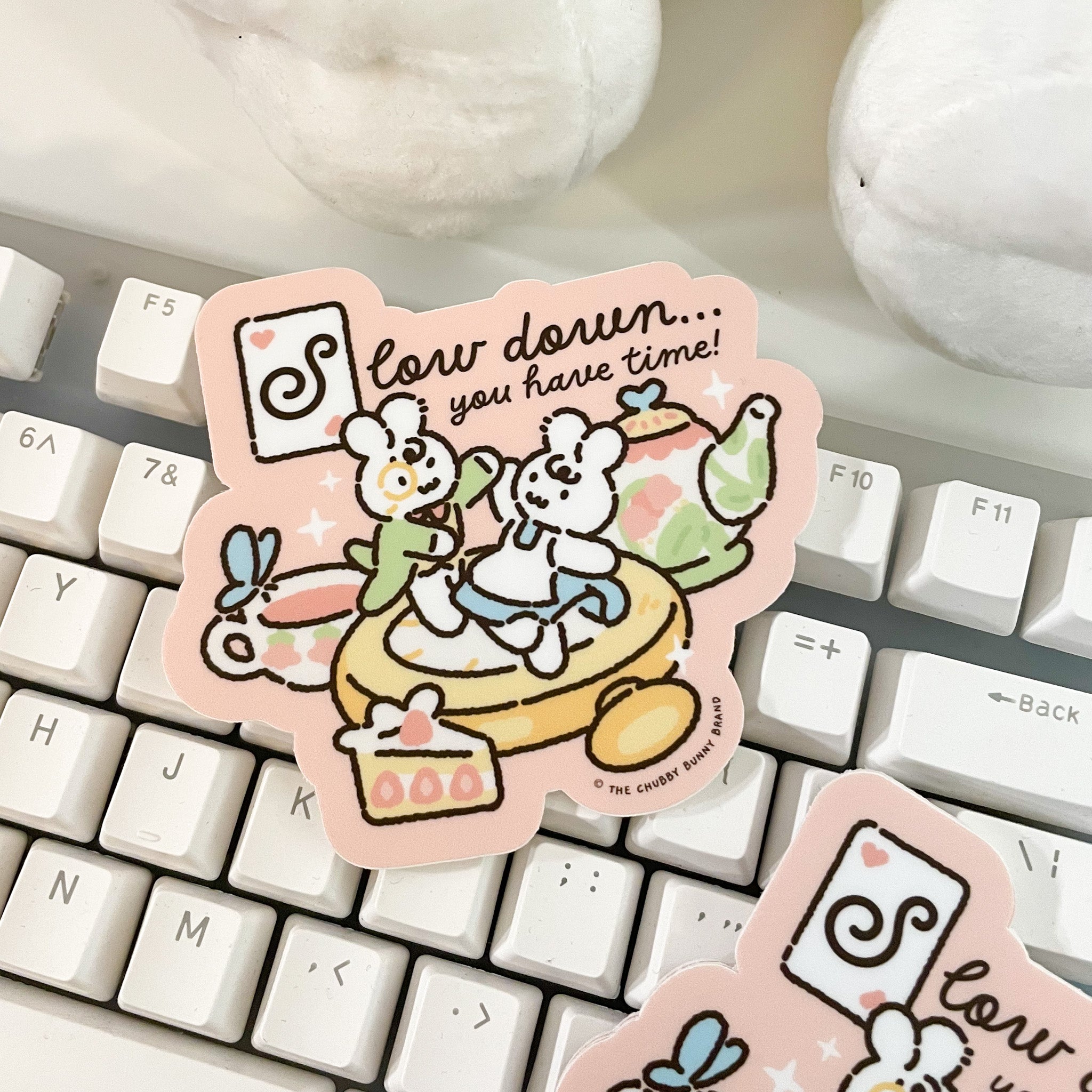 Slow Down You Have Time Vinyl Sticker