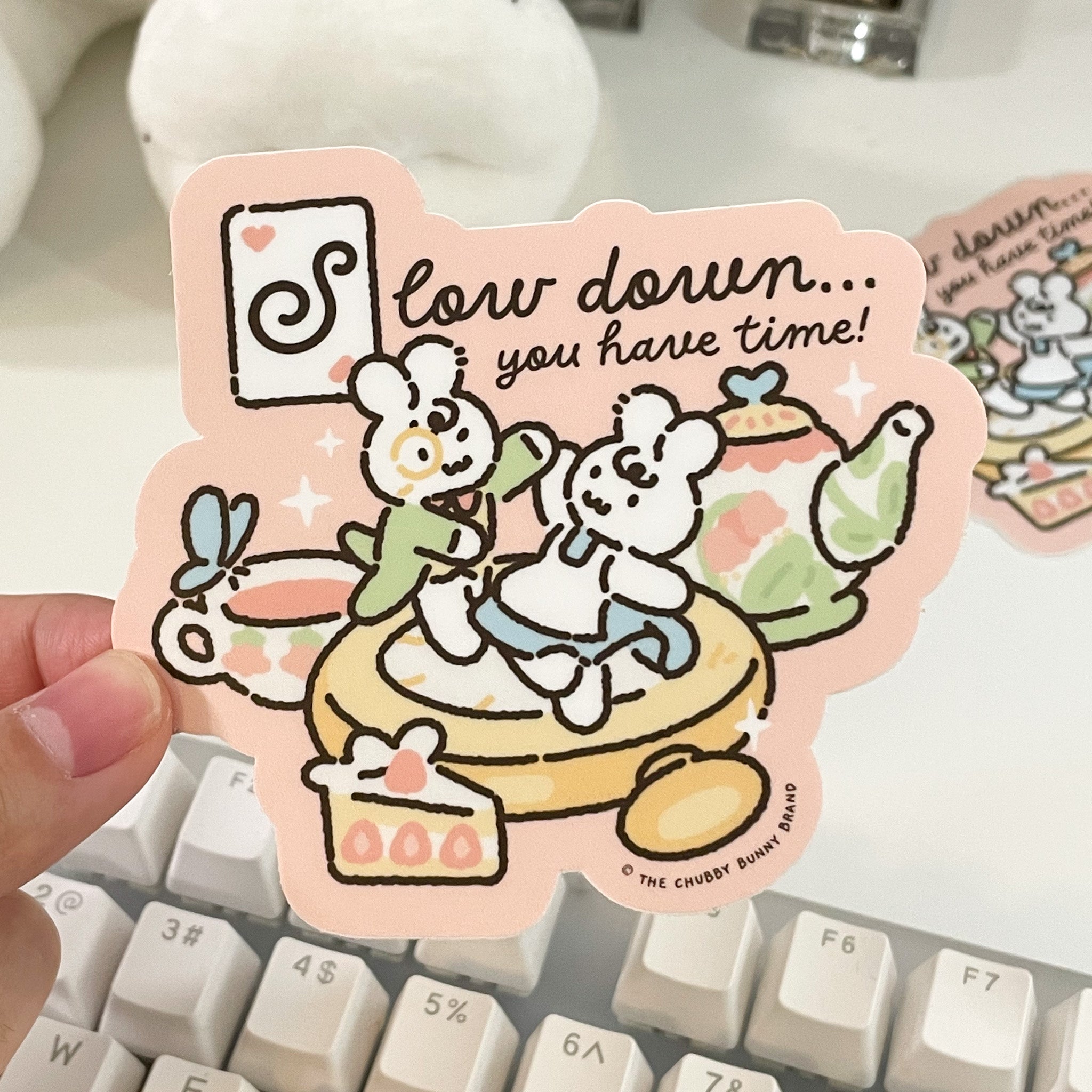 Slow Down You Have Time Vinyl Sticker