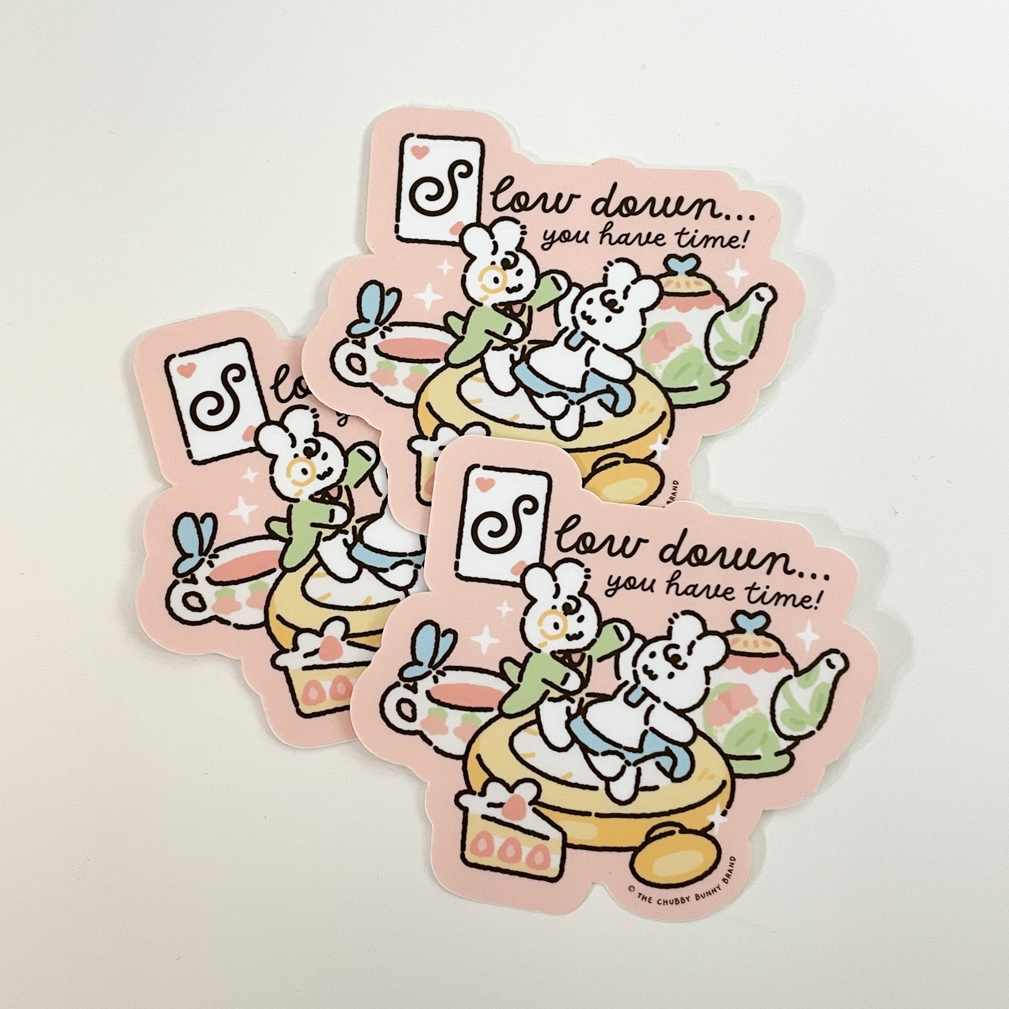 Slow Down You Have Time Vinyl Sticker