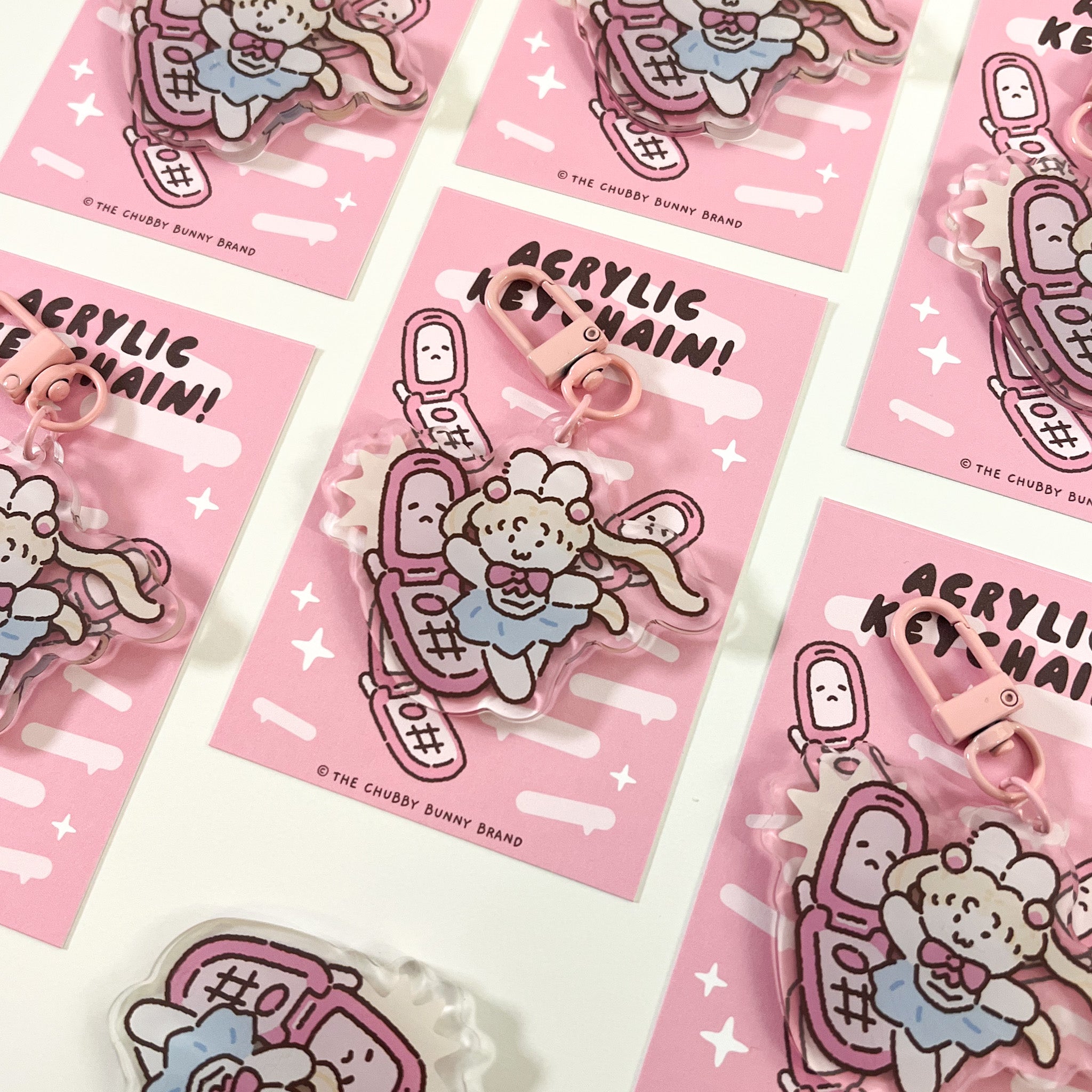 Magic Bun Acrylic Keychain