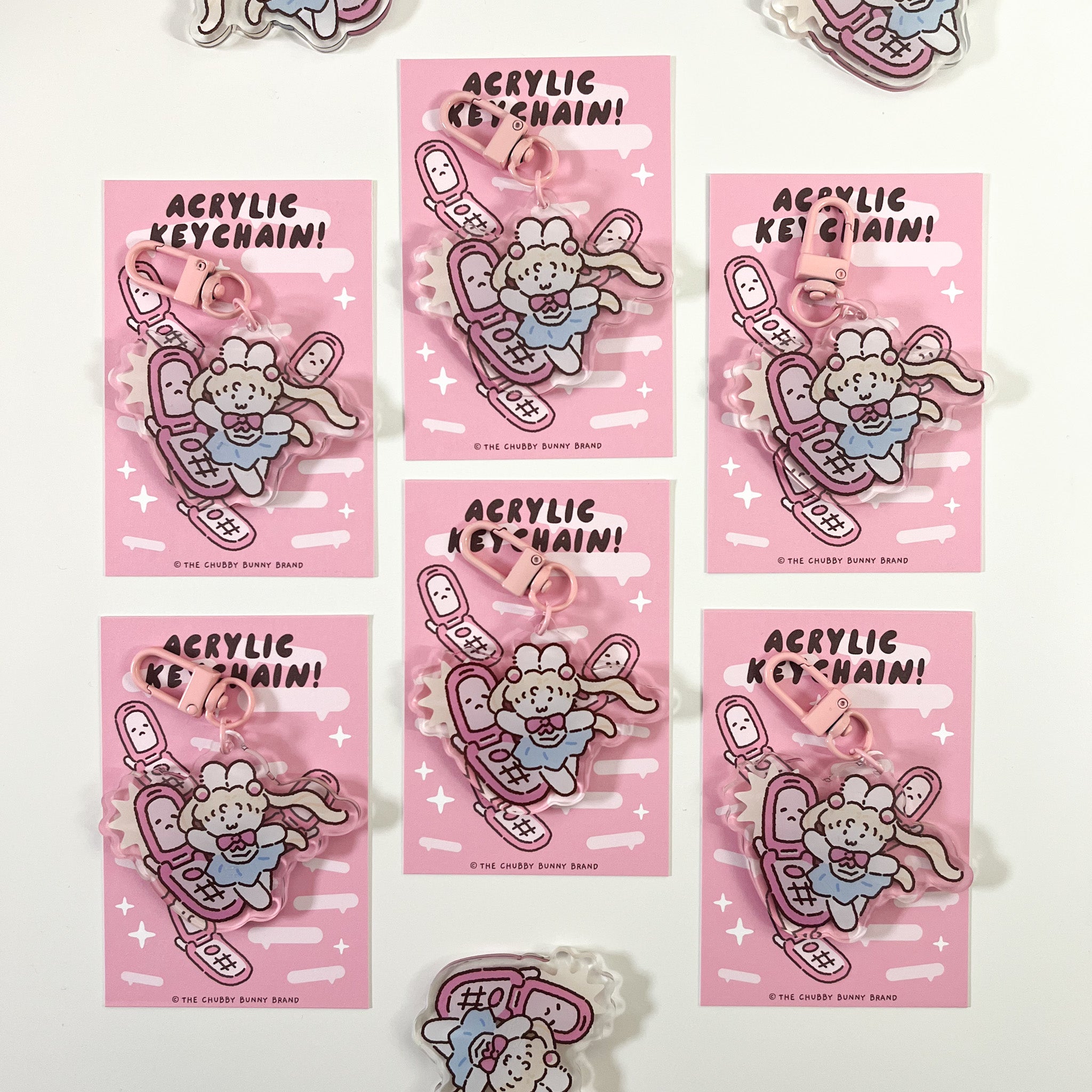 Magic Bun Acrylic Keychain