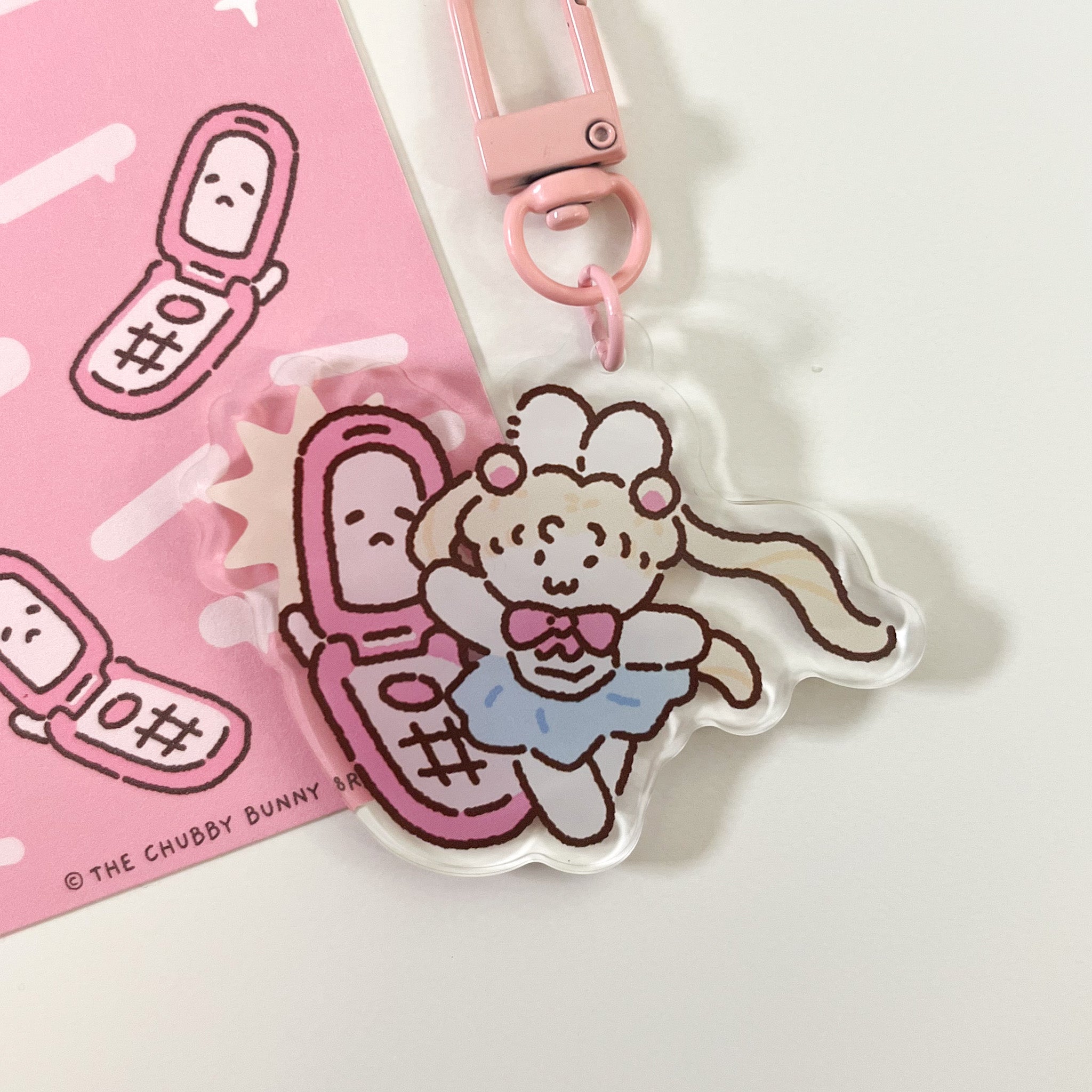 Magic Bun Acrylic Keychain