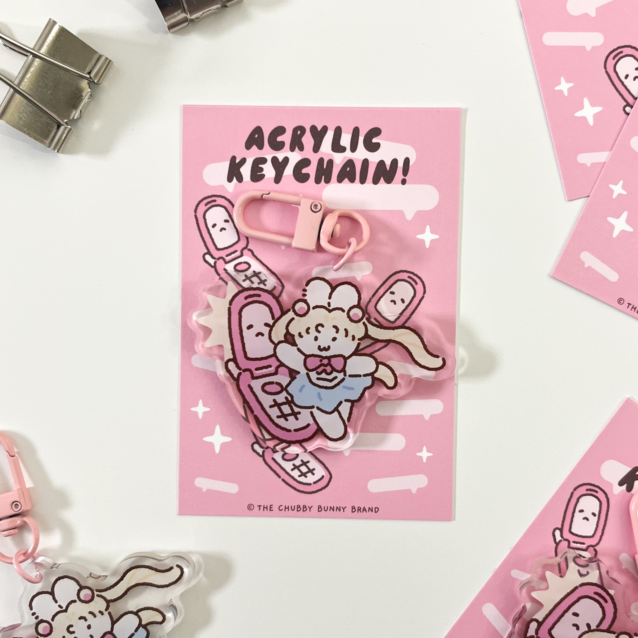 Magic Bun Acrylic Keychain