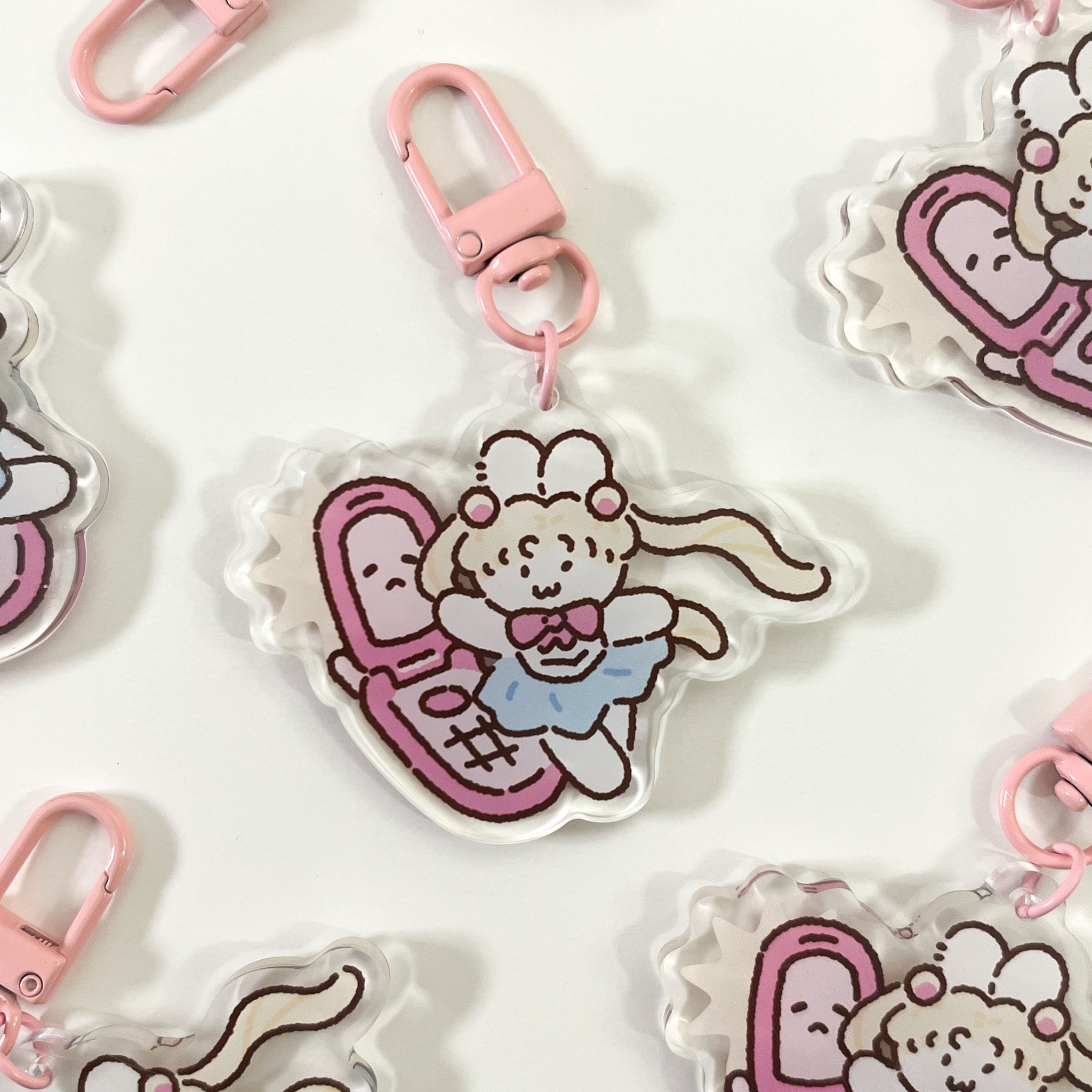 Magic Bun Acrylic Keychain