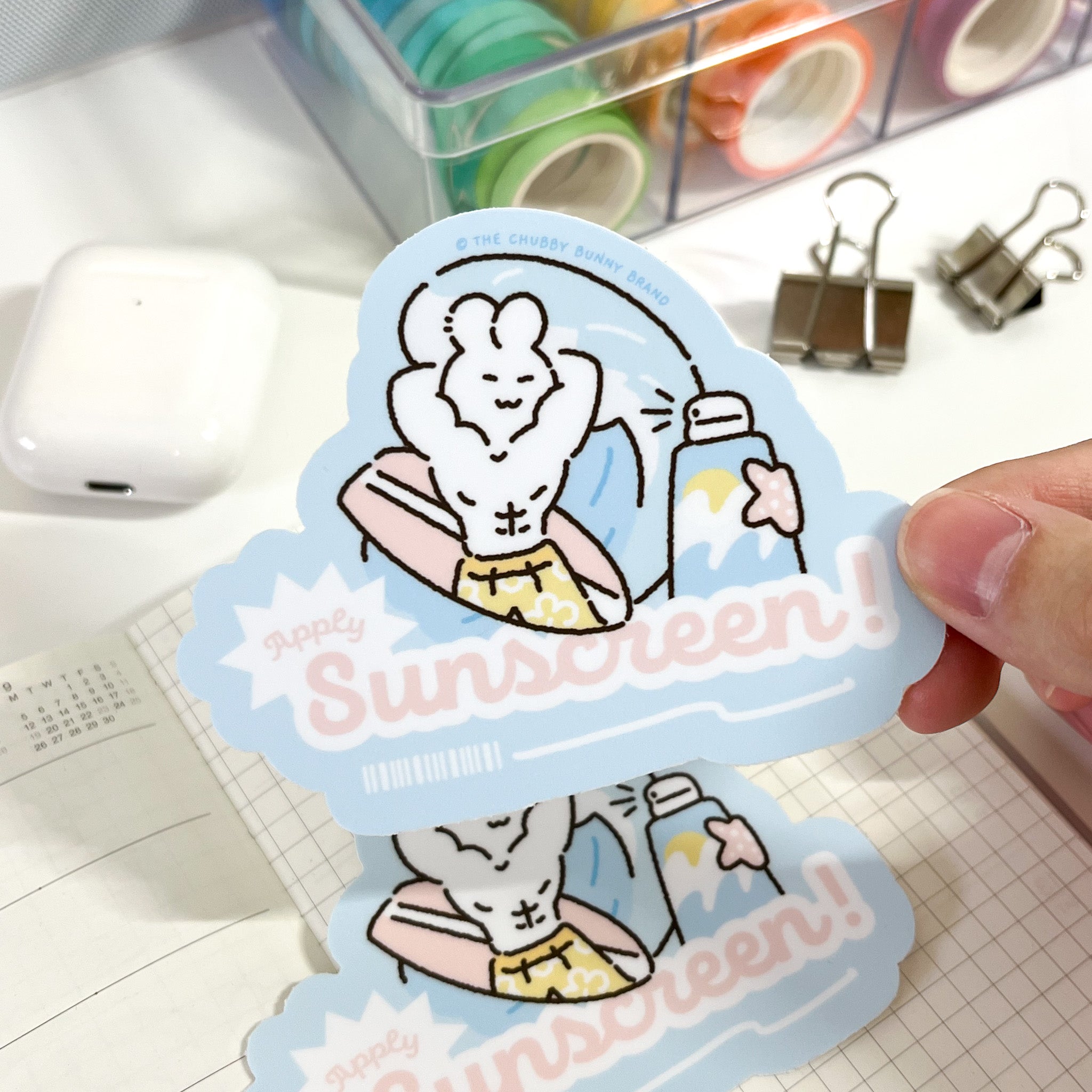 Apply Sunscreen Vinyl Sticker