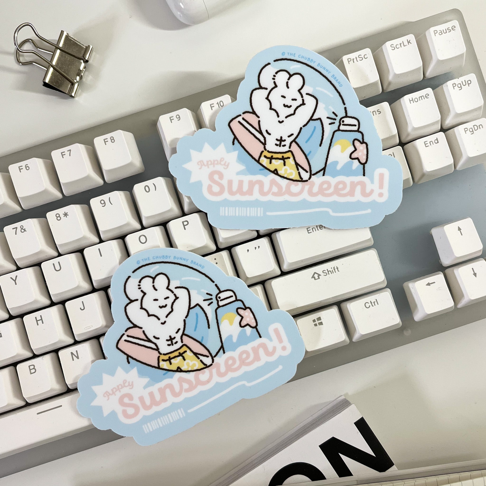 Apply Sunscreen Vinyl Sticker