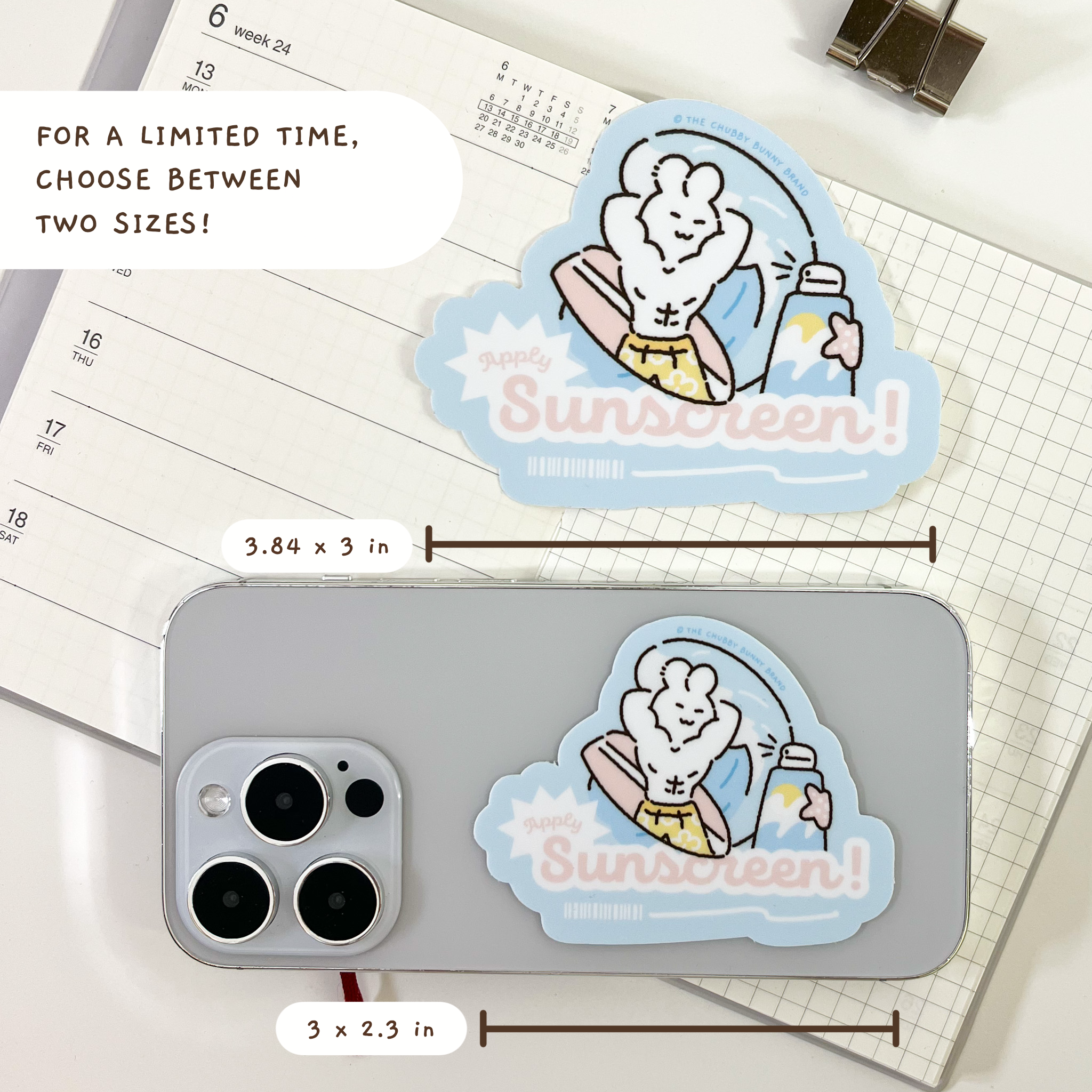 Apply Sunscreen Vinyl Sticker