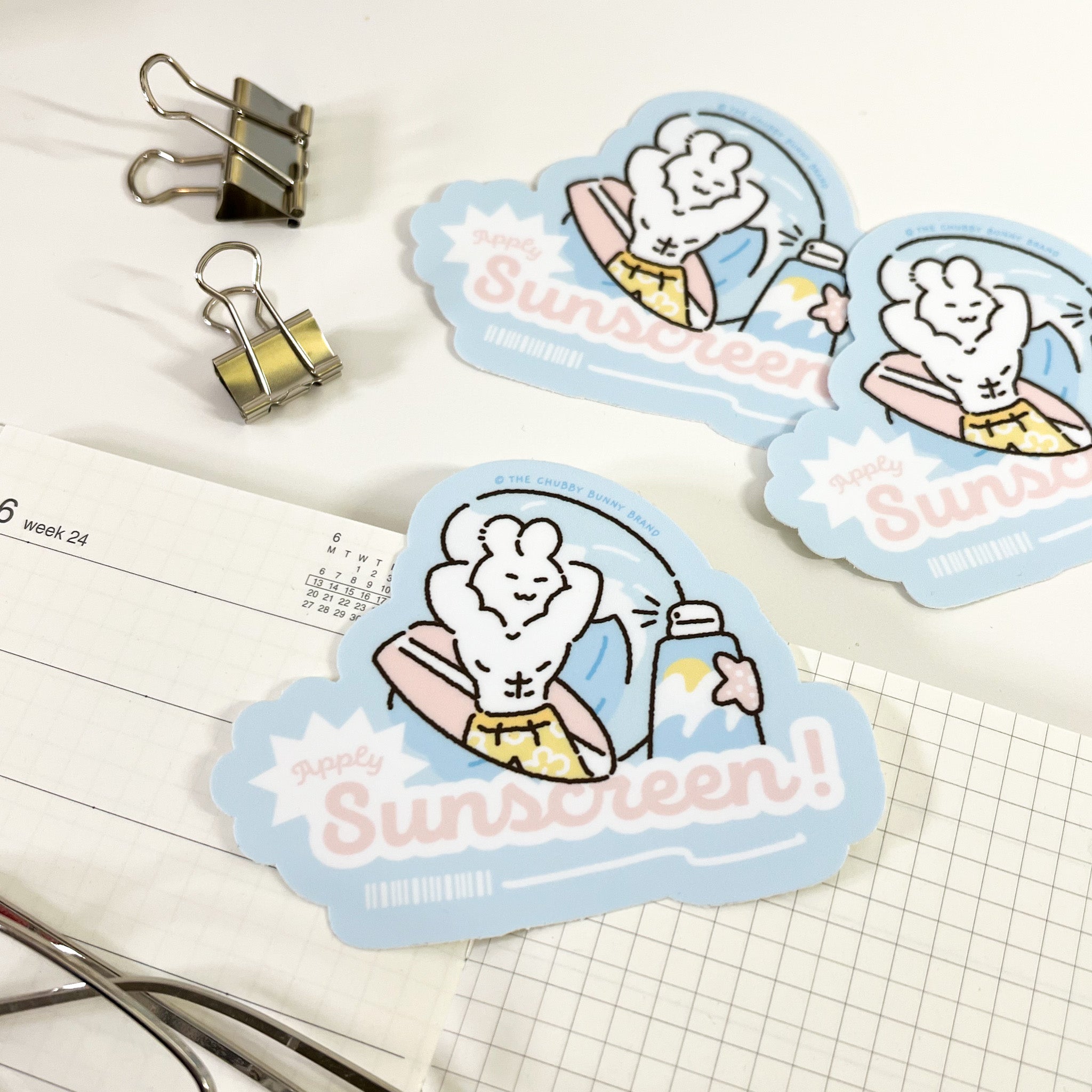 Apply Sunscreen Vinyl Sticker