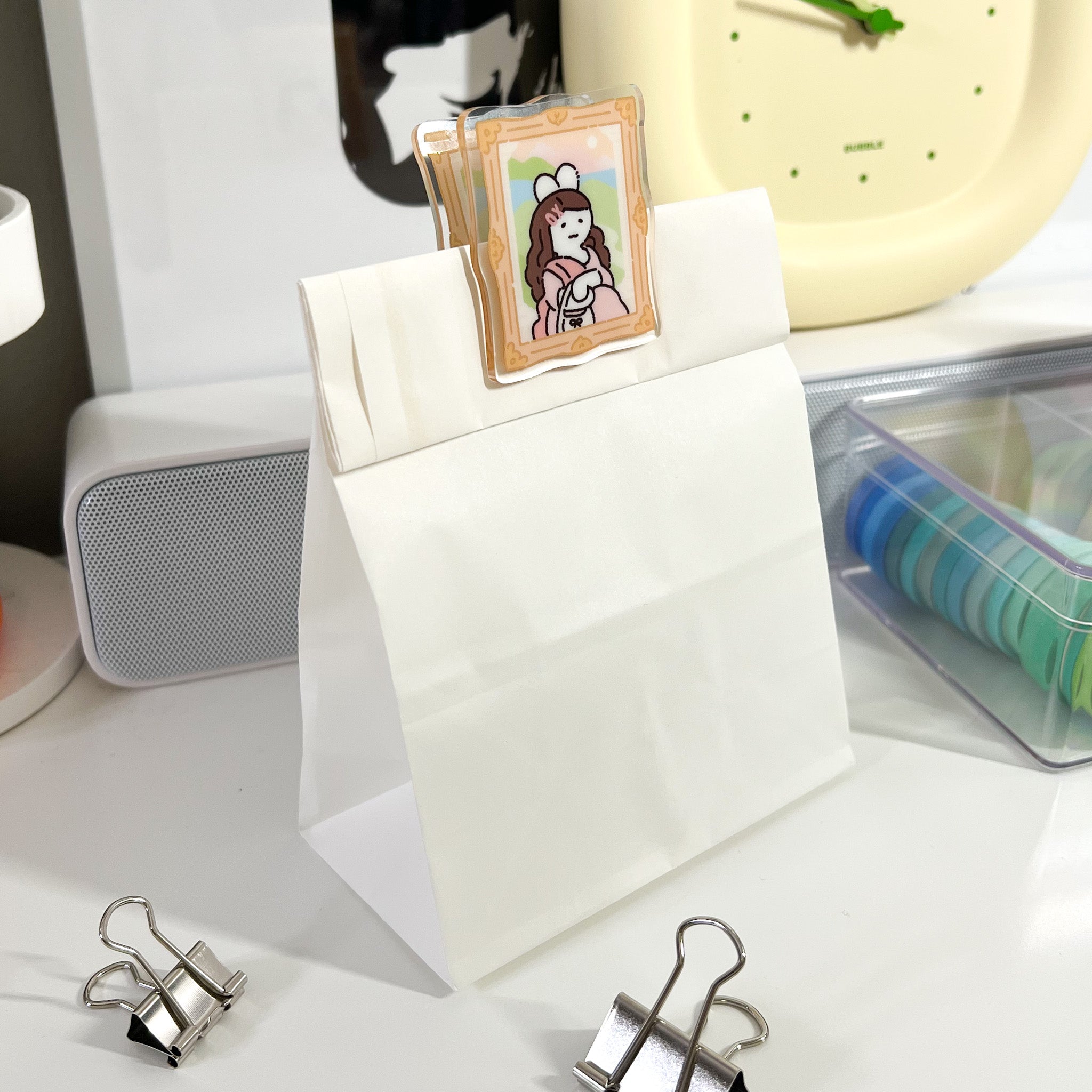 Mona Lisa Acrylic Clip