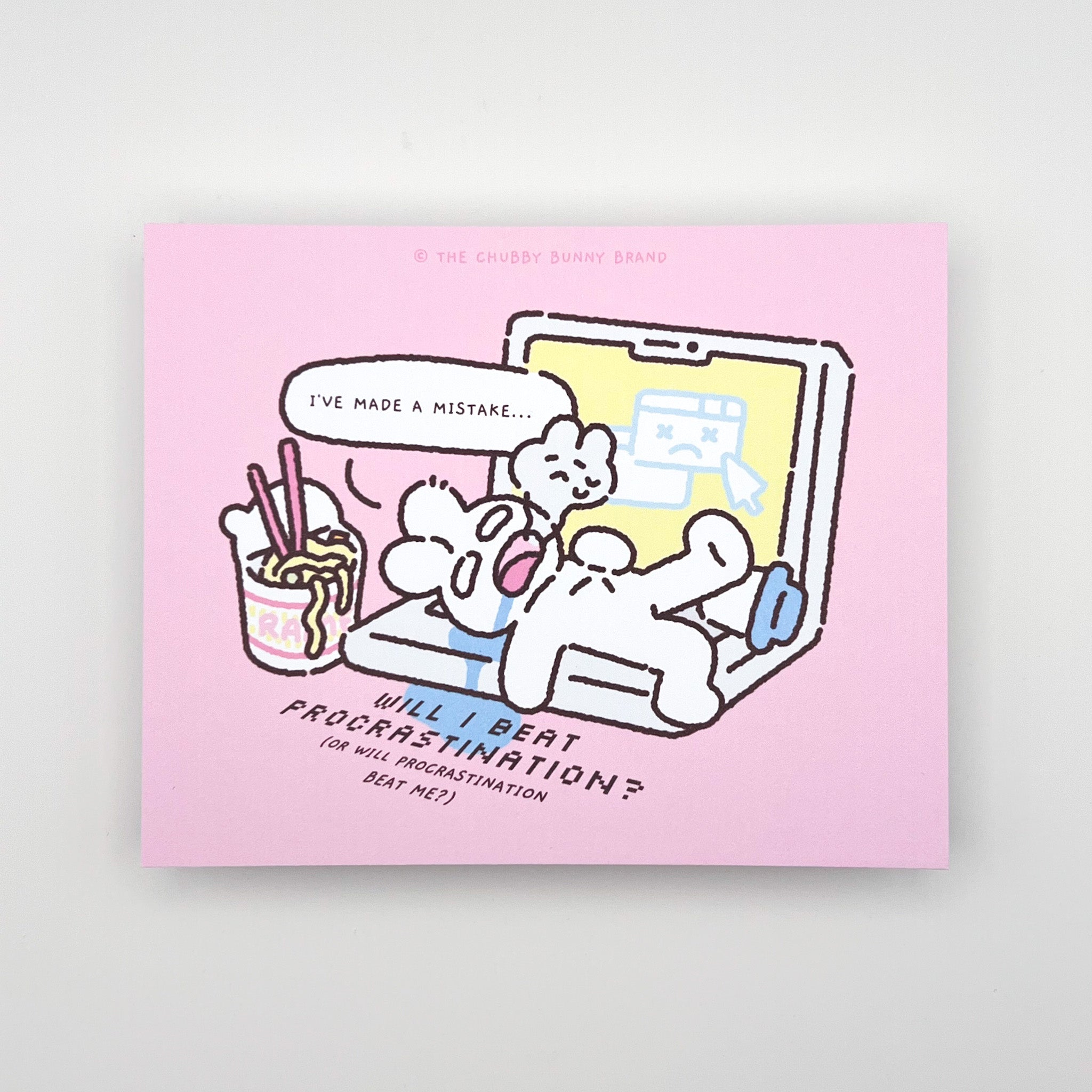 Anti-Procrastination Art Print