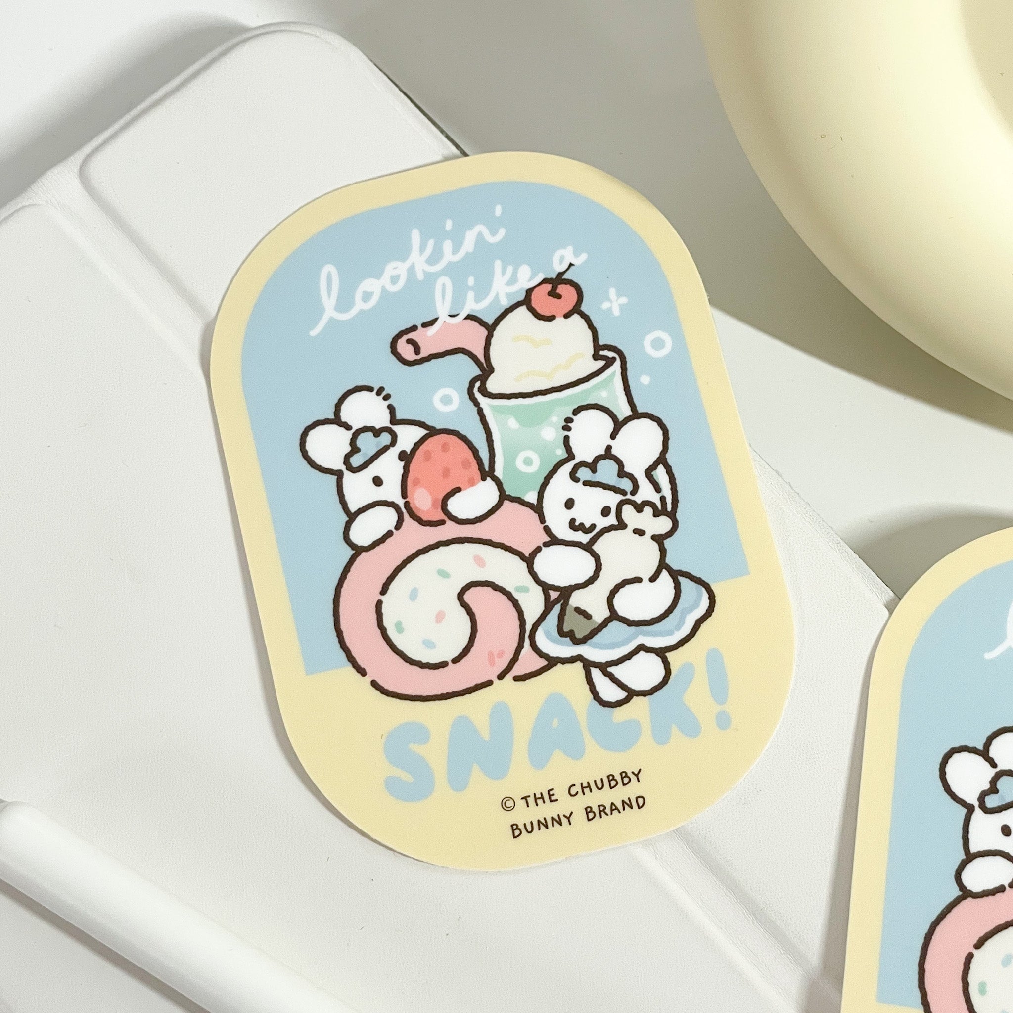 Lookin Like A Snack Vinyl Sticker