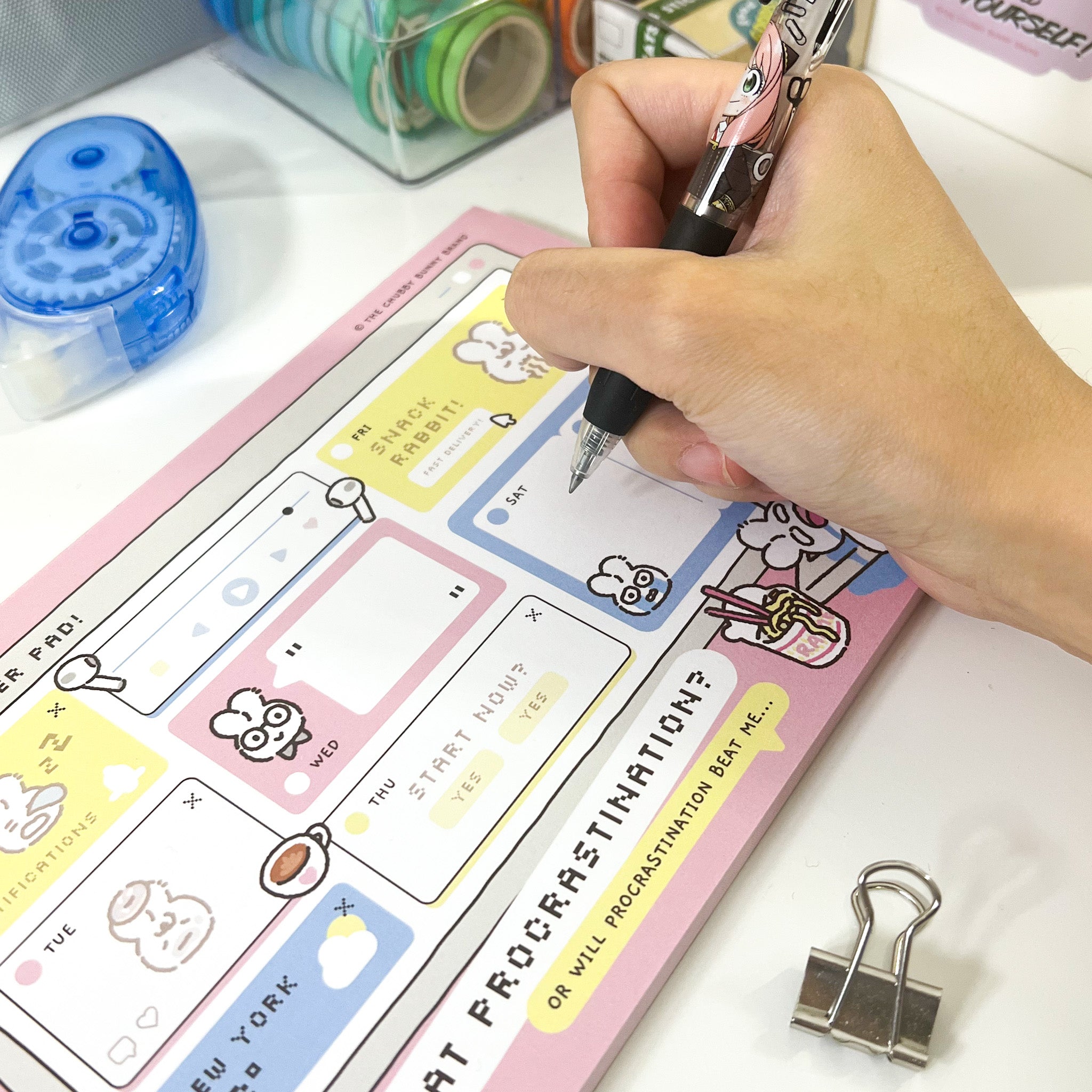 Anti-Procrastination Weekly Planner Notepad