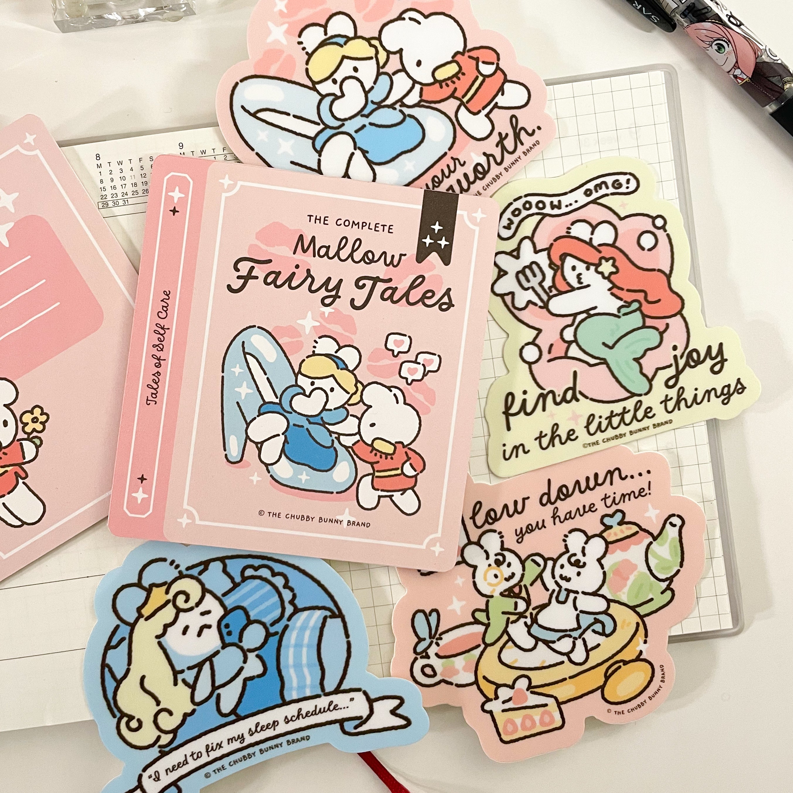 Fairytale Self Care Vinyl Sticker Bundle Deal