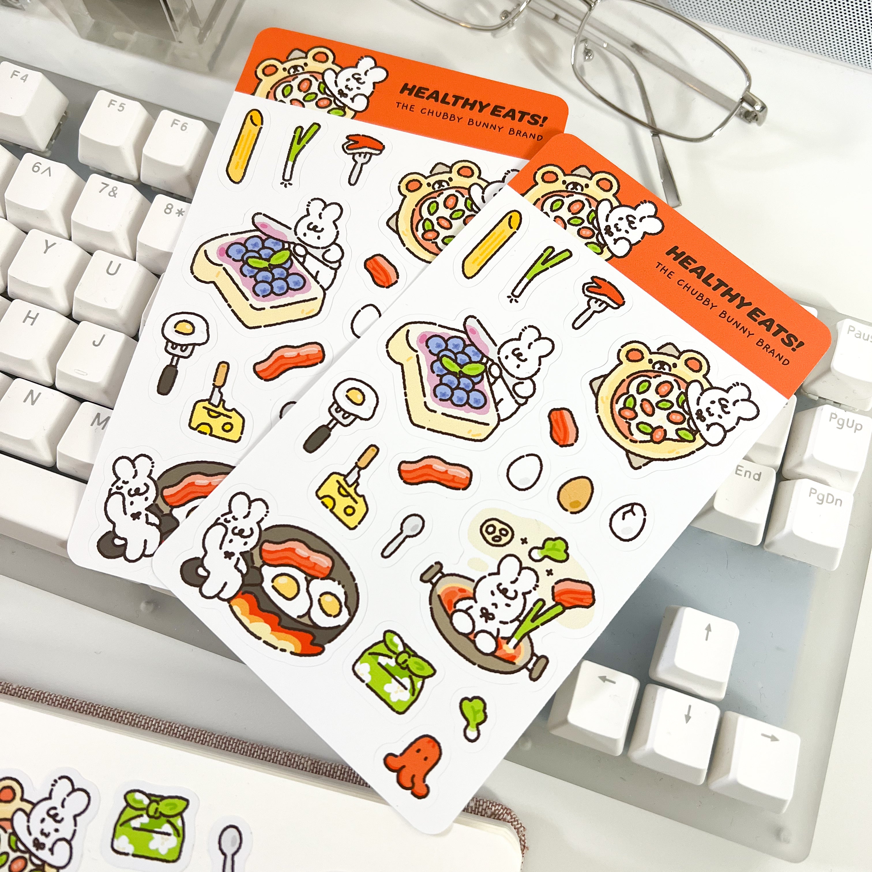 Healthy Eats Vinyl Sticker Sheet