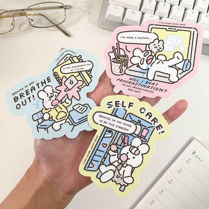 School Essentials Self Care Vinyl Sticker Bundle Deal