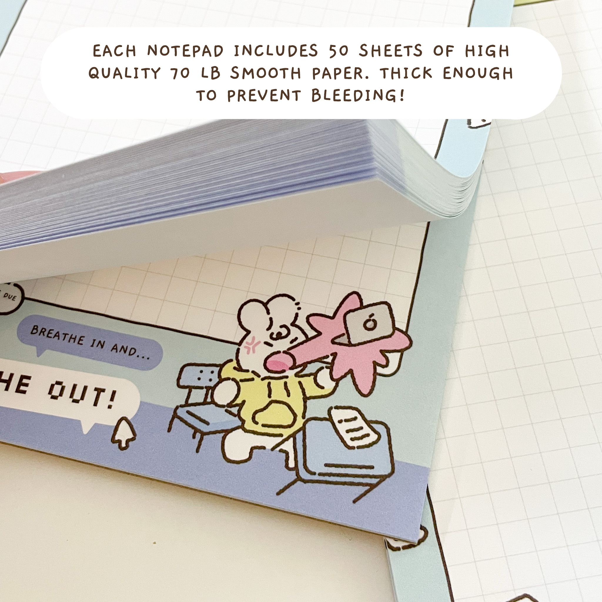 Breathe In Breathe Out Memo Pad A9