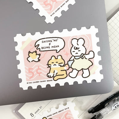 Saying “No” is Not Mean Vinyl Sticker