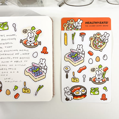 Healthy Eats Vinyl Sticker Sheet