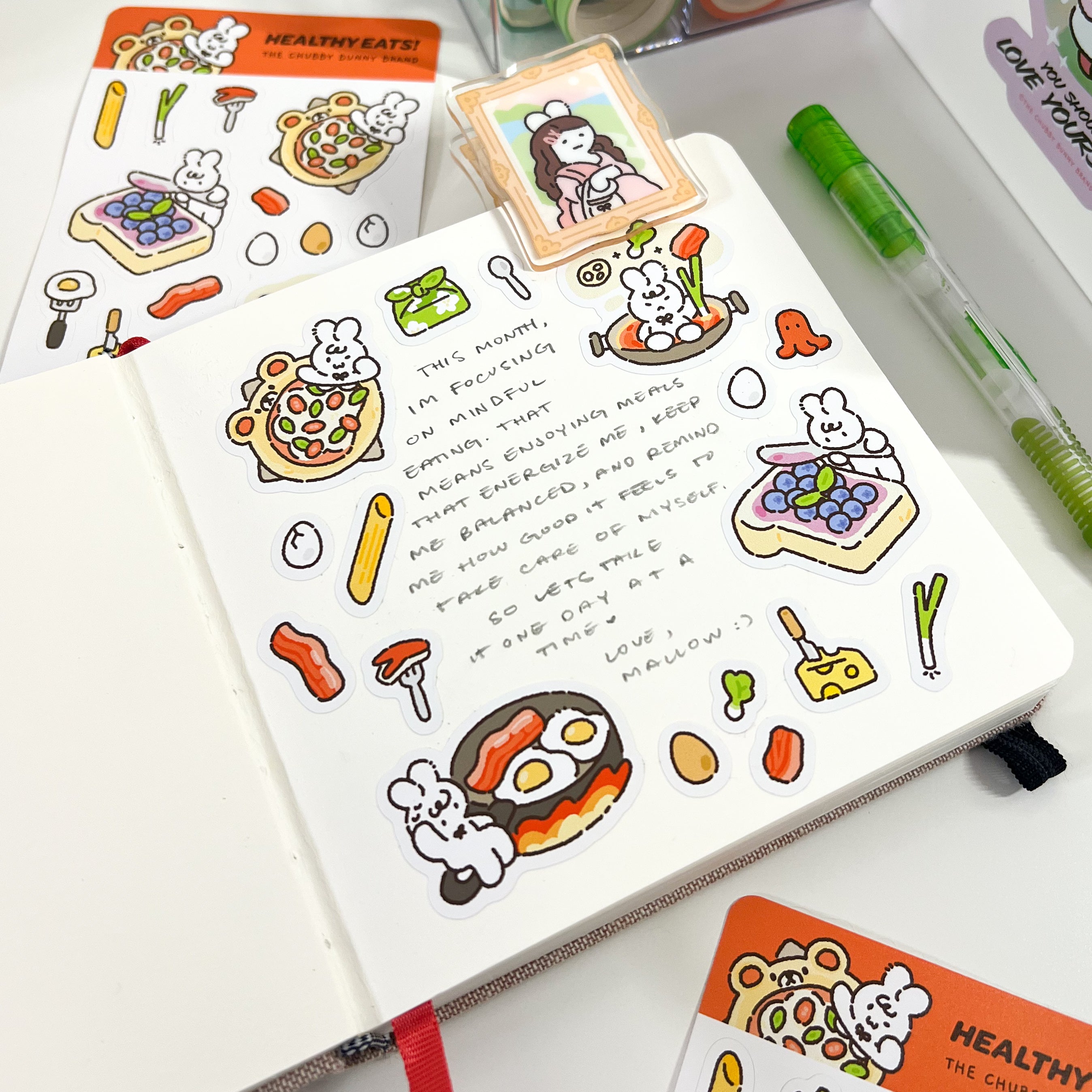 Healthy Eats Vinyl Sticker Sheet