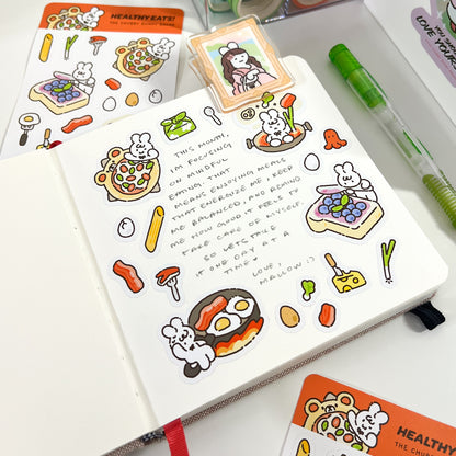 Healthy Eats Vinyl Sticker Sheet