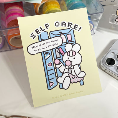 Self Care Motto Art Print