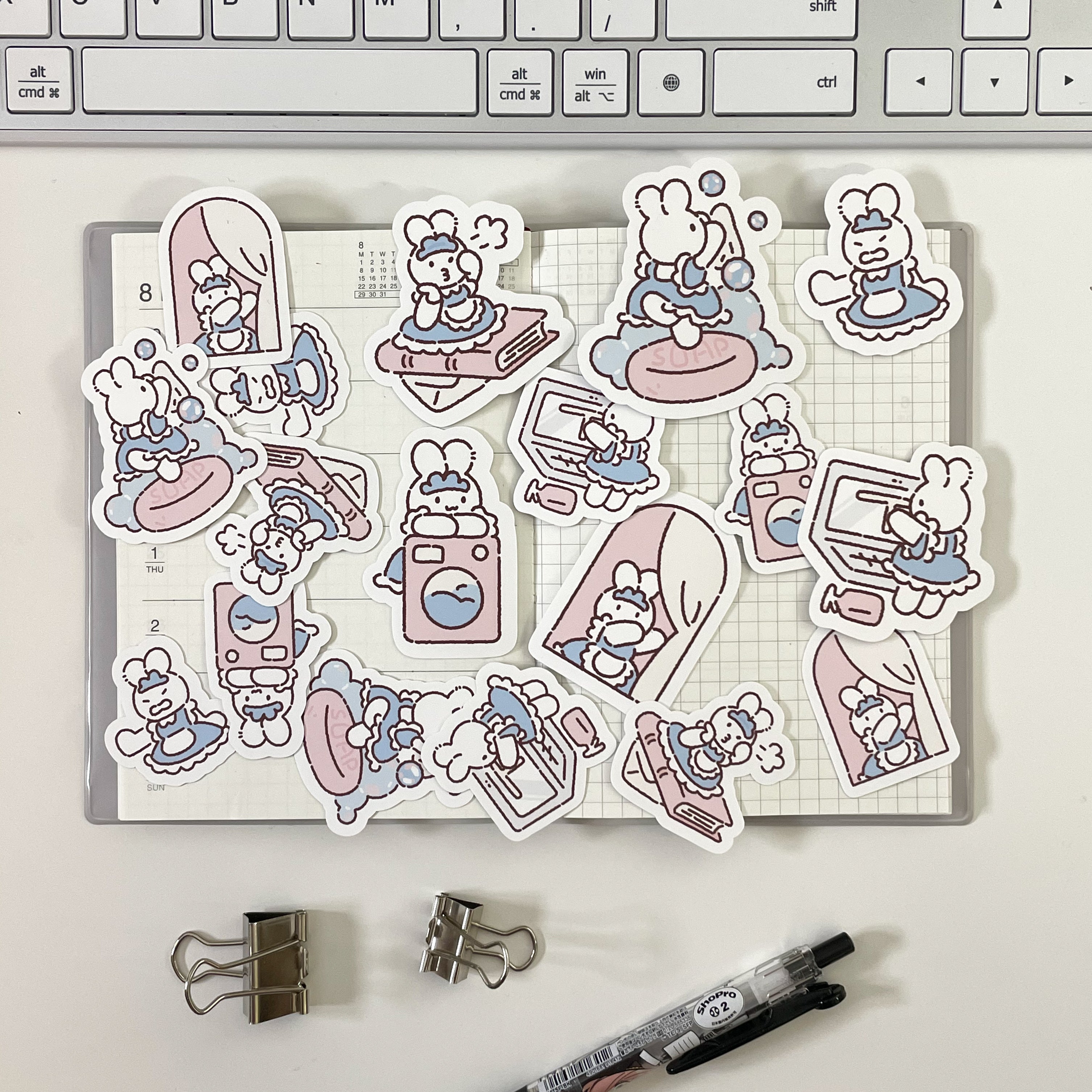 Tidy Up Sticker Flakes 18pc