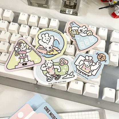 Stay Active Mini Vinyl Sticker Pack
