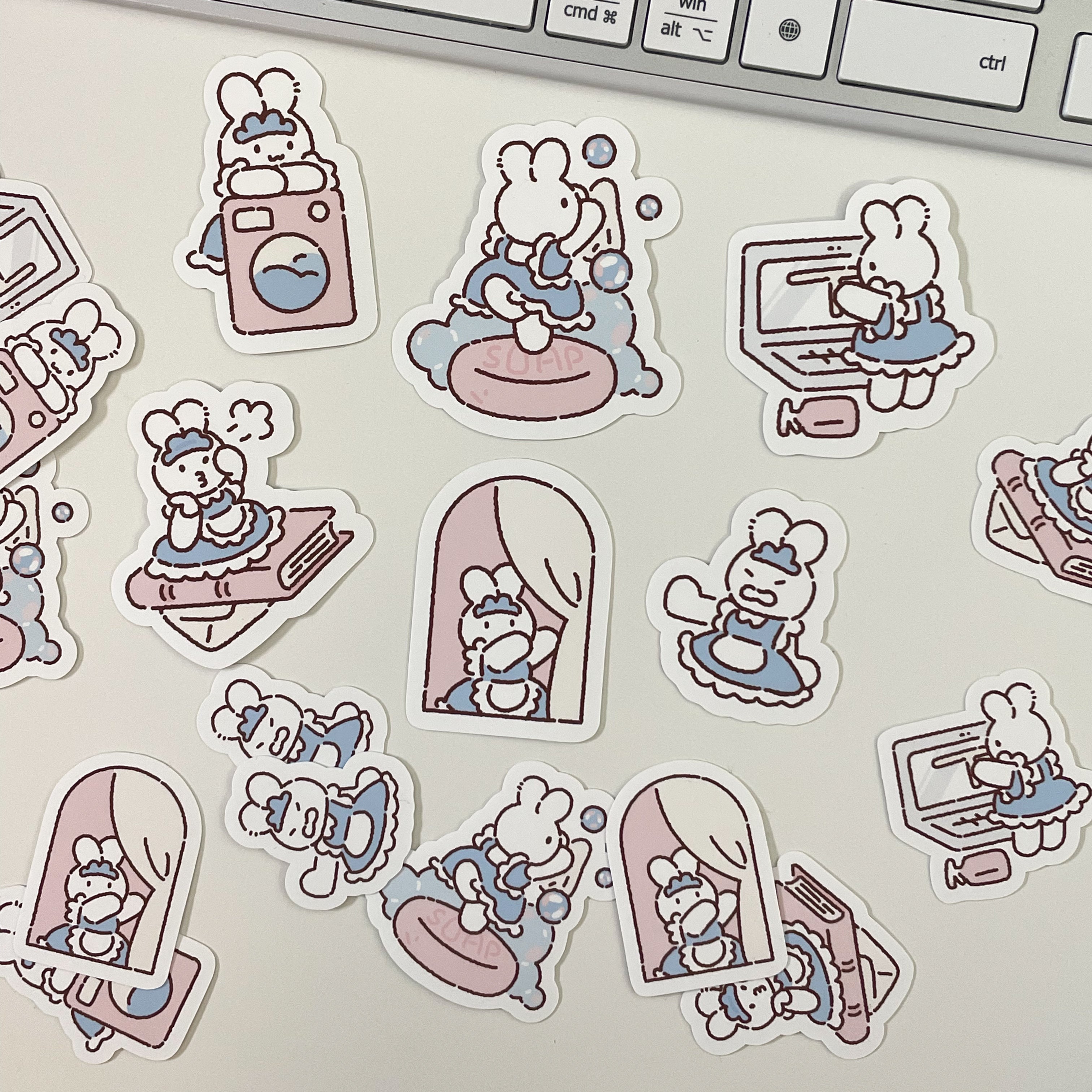 Tidy Up Sticker Flakes 18pc
