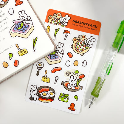 Healthy Eats Vinyl Sticker Sheet