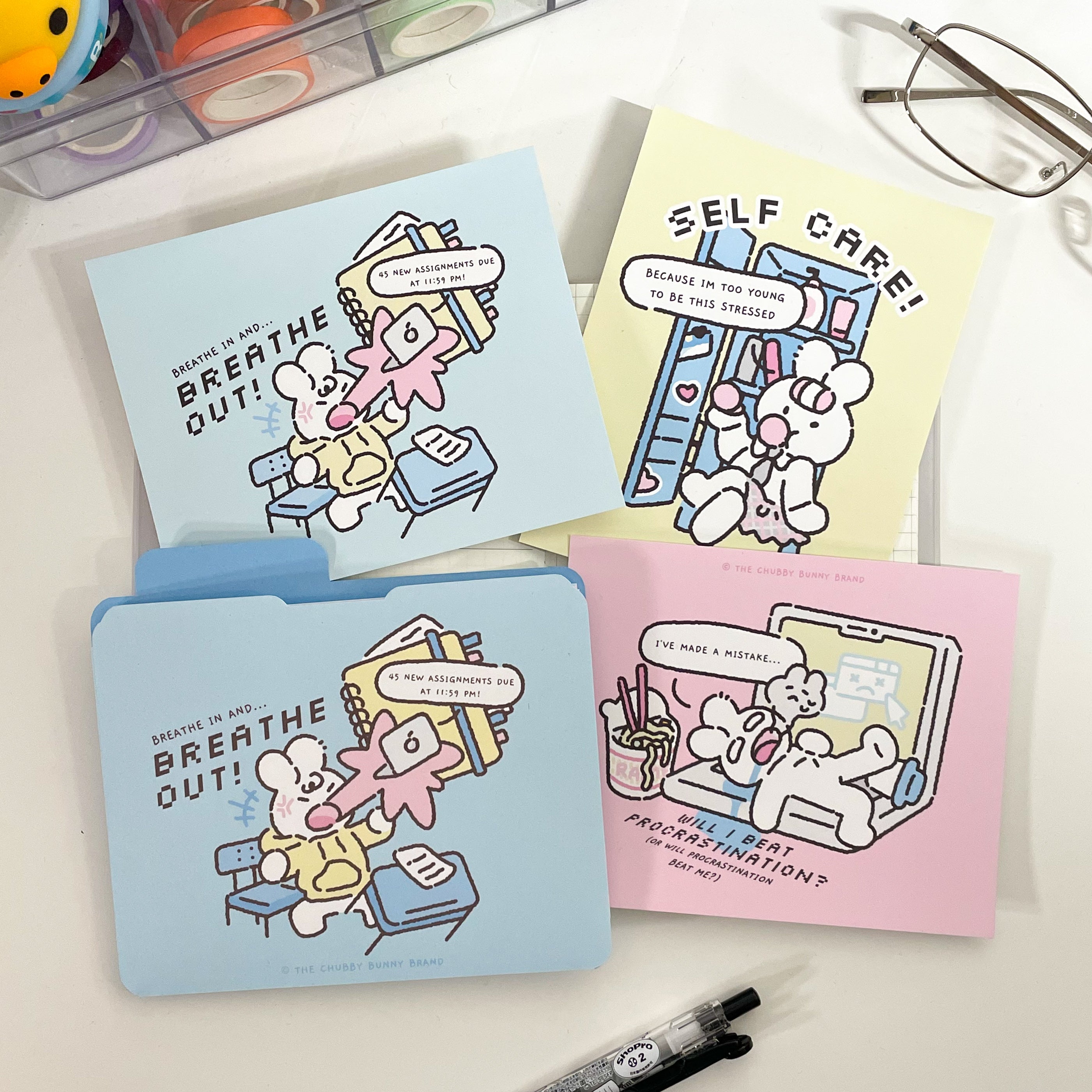 School Essentials Self Care Bundle Deal - Art Prints