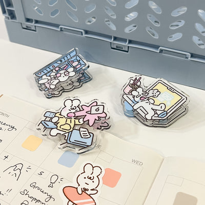 School Essentials Acrylic Clip Set