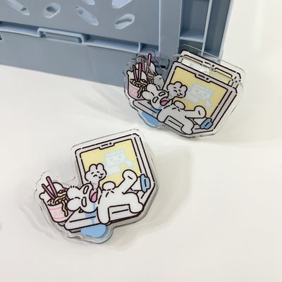School Essentials Acrylic Clip Set