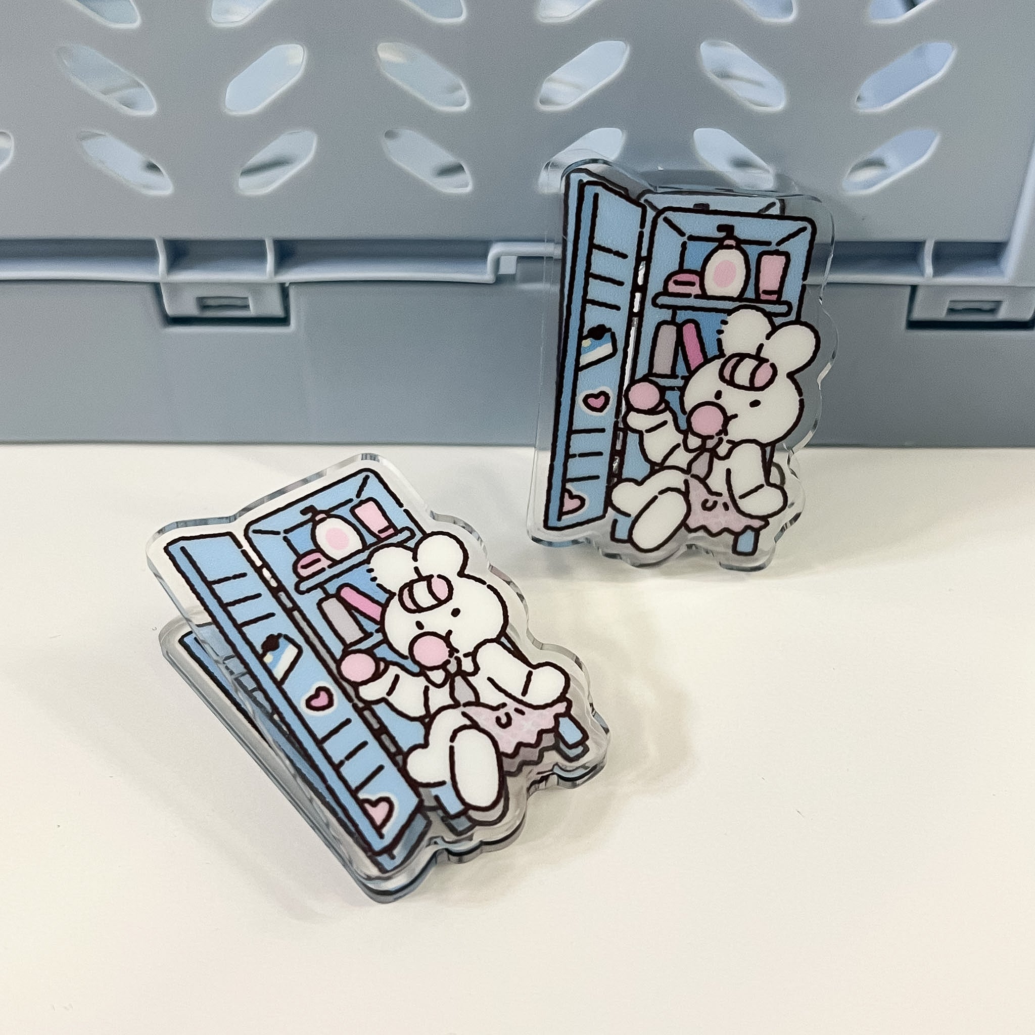 School Essentials Acrylic Clip Set