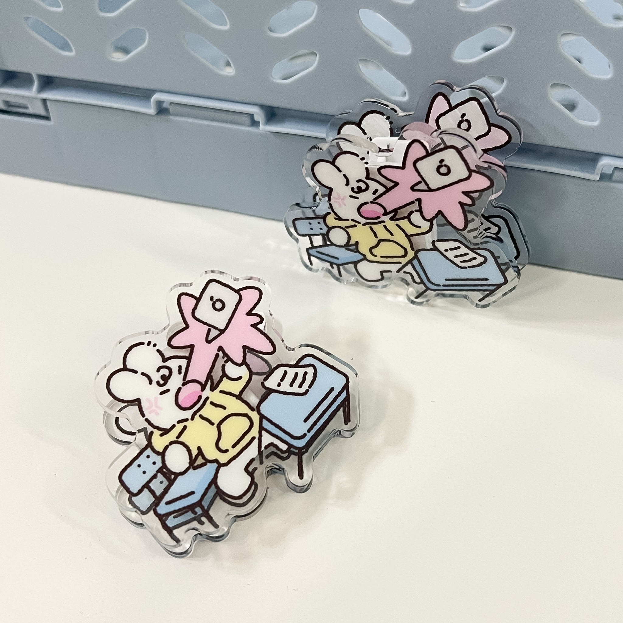 School Essentials Acrylic Clip Set