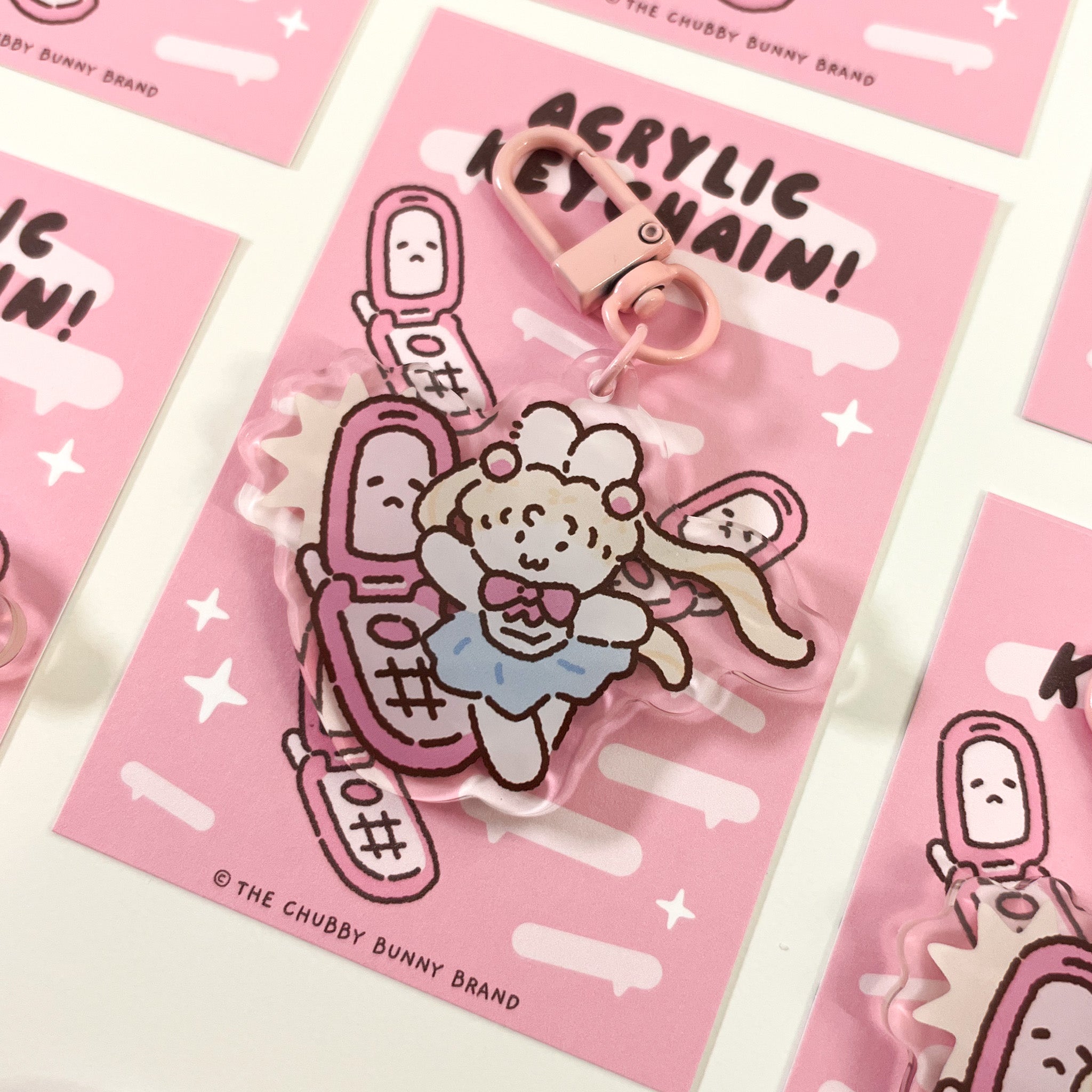 Magic Bun Acrylic Keychain